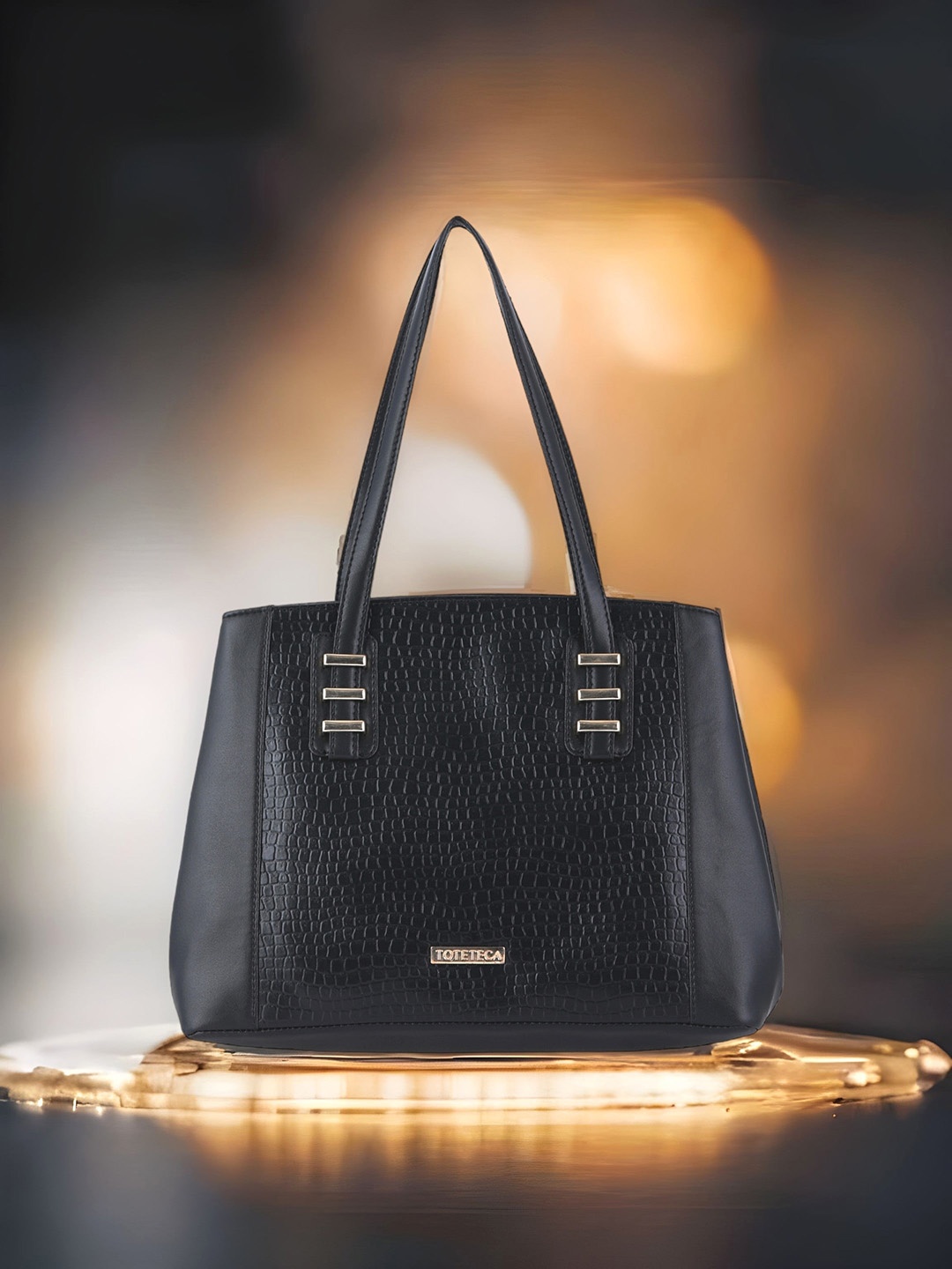 

Toteteca PU Shoulder Bag, Black