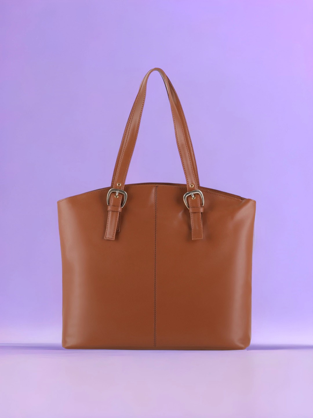 

Toteteca Structured Shoulder Bag, Tan