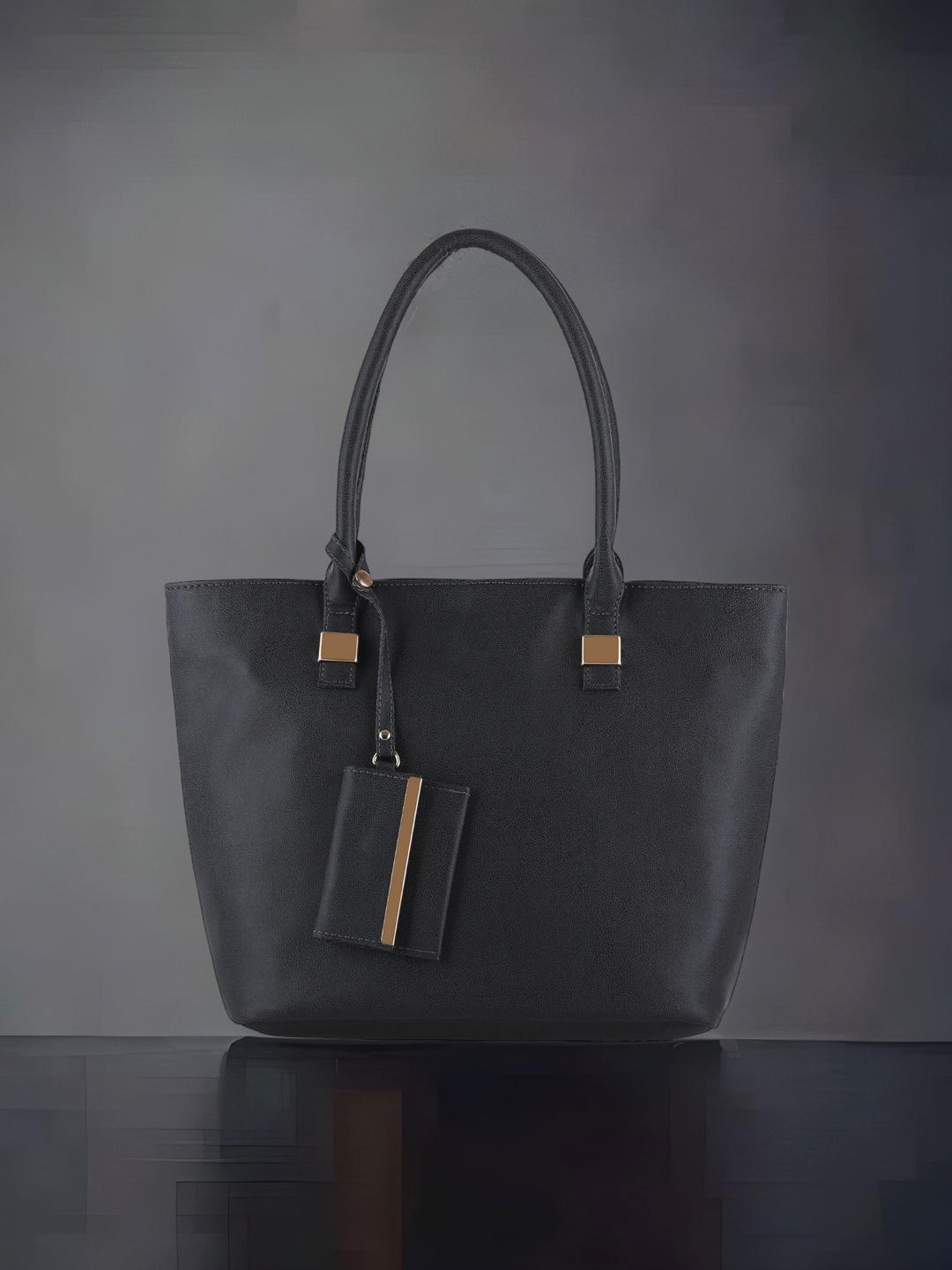 

Toteteca Oversized Pu Shoulder Bag, Black