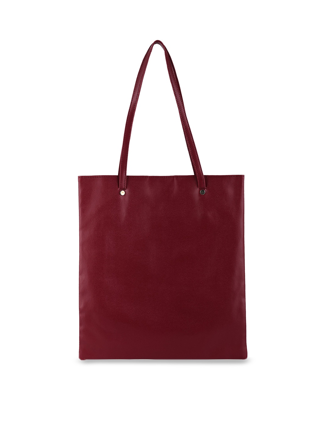 

Toteteca Two Handles Oversized Shopper Shoulder Bag, Maroon