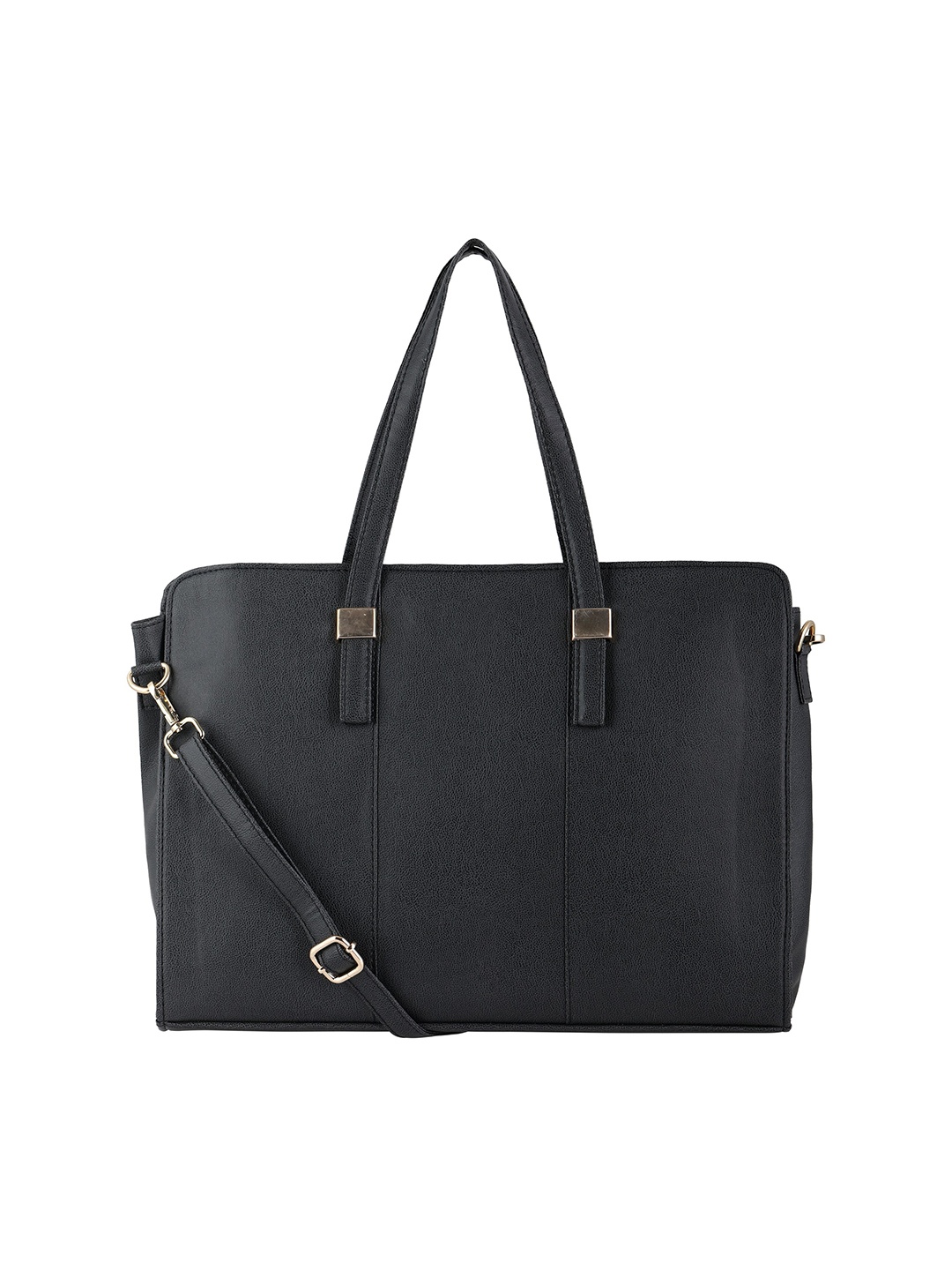 

Toteteca Unisex PU Laptop Bag, Black