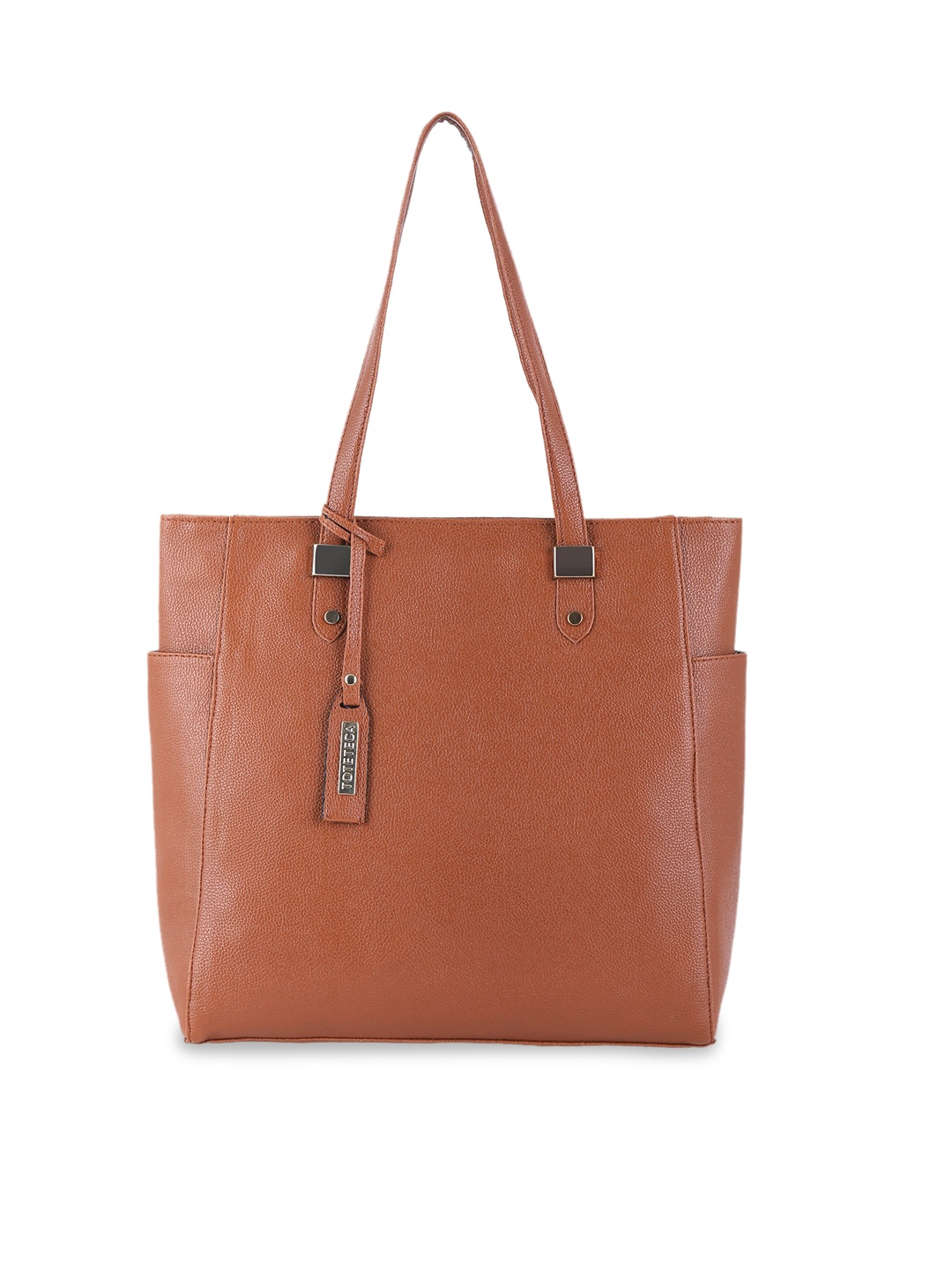 

Toteteca PU Structured Shoulder Bag, Tan