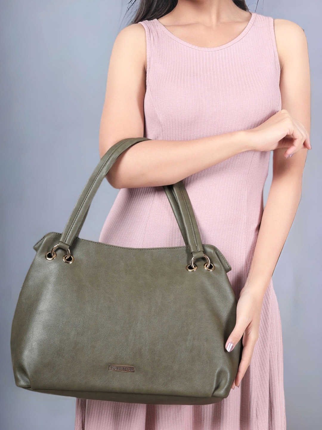 

Toteteca PU Bucket Shoulder Bag, Green
