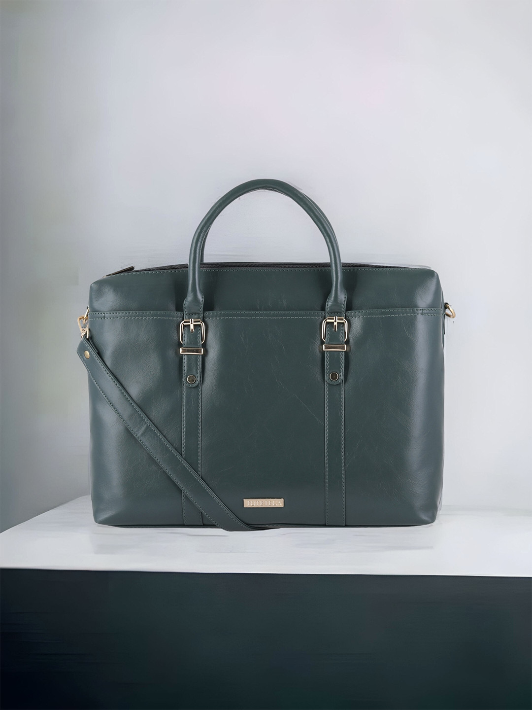 

Toteteca PU Laptop Bag, Green