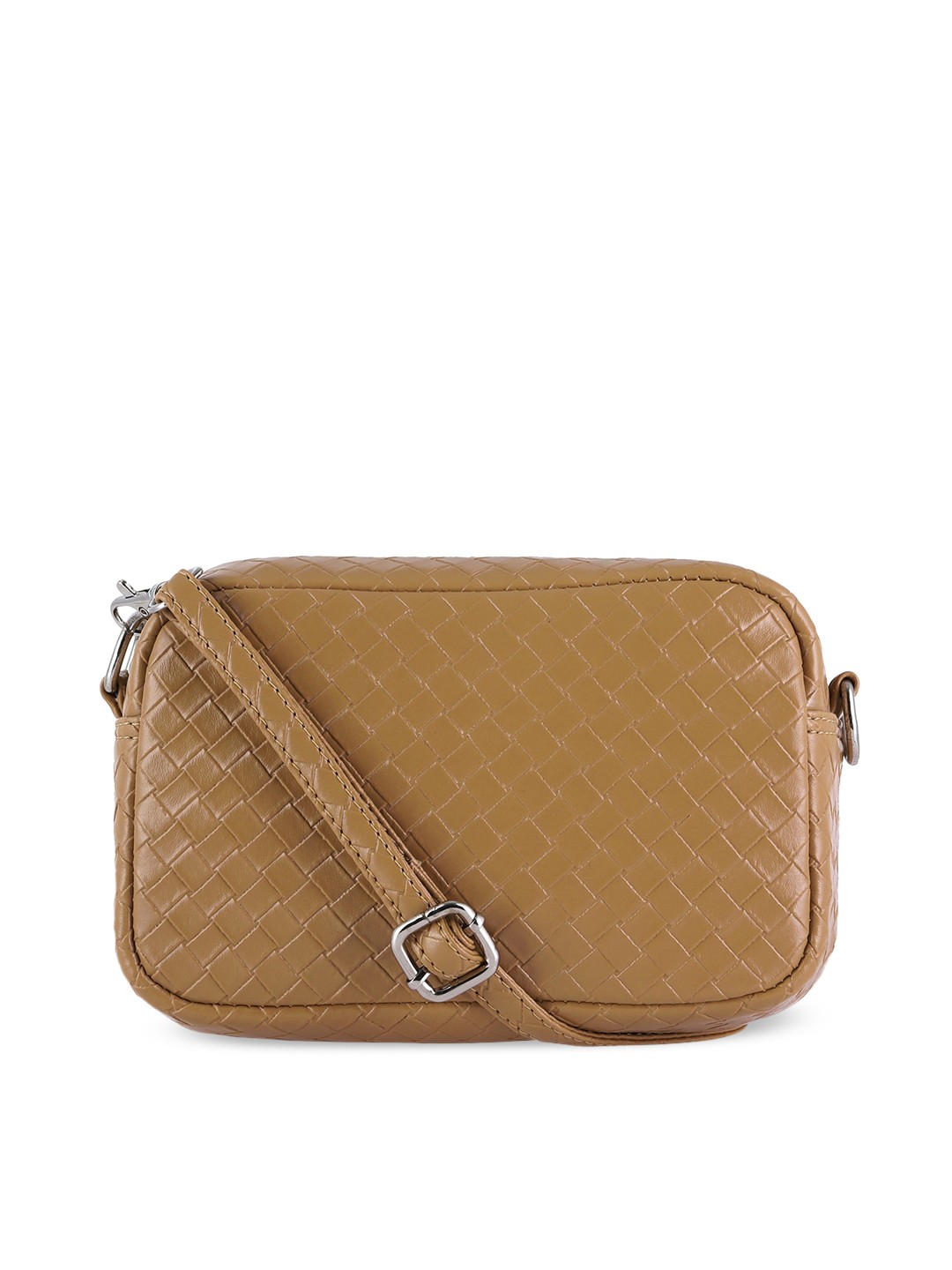 

Toteteca Textured Structured Sling Bag, Tan