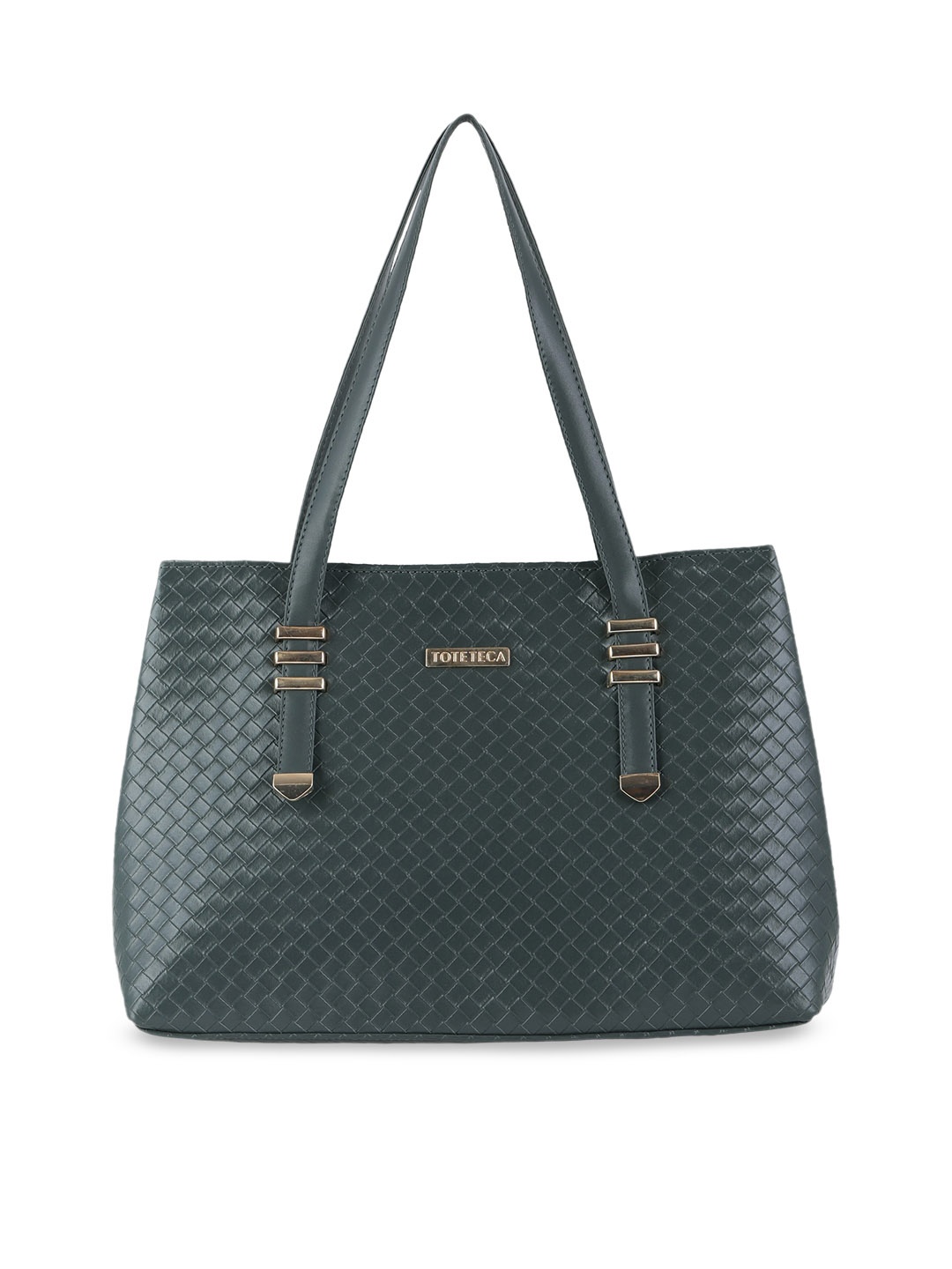 

Toteteca Textured Structured Handheld Bag, Green