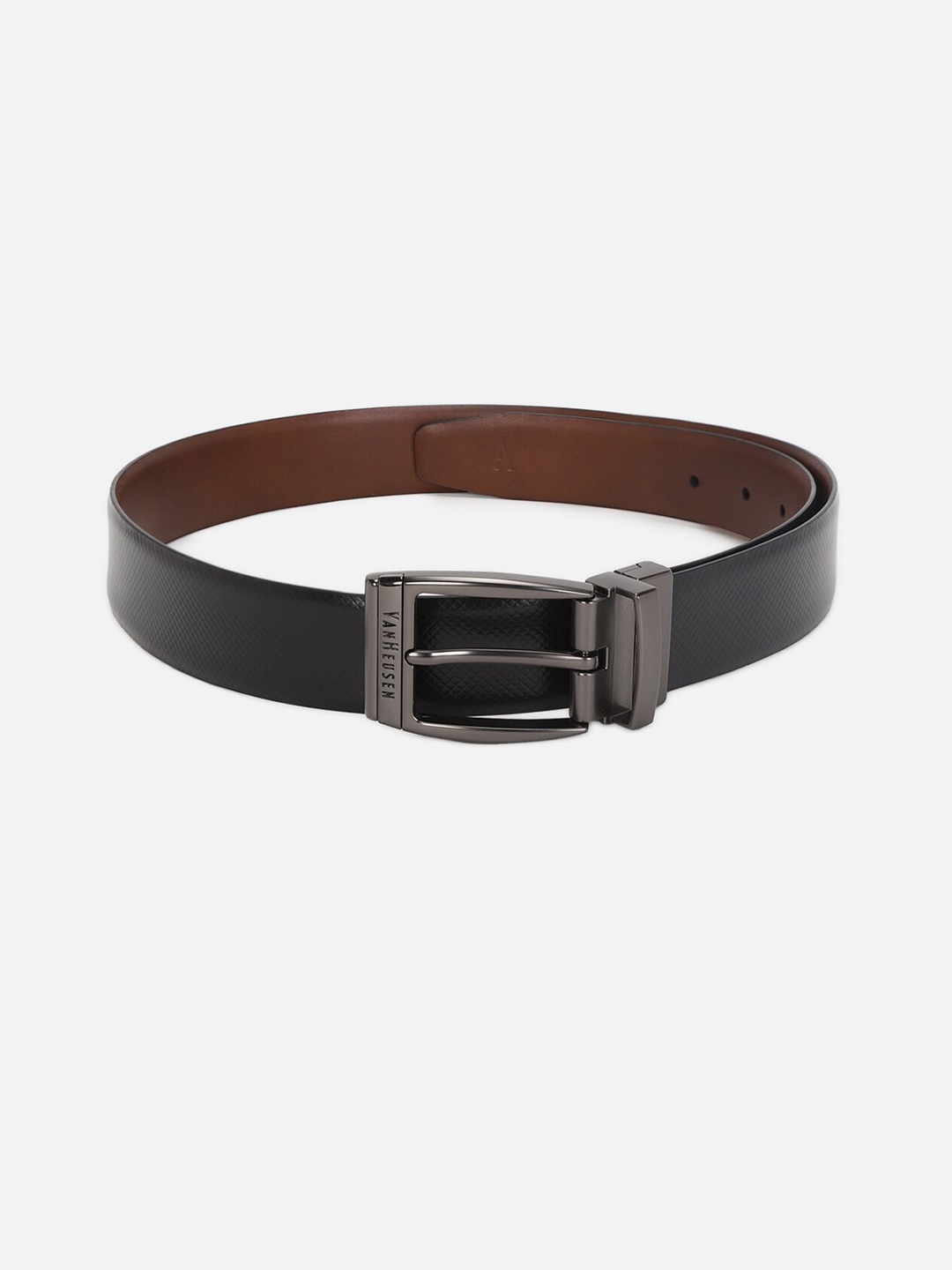 

Van Heusen Men Leather Formal Belt, Black