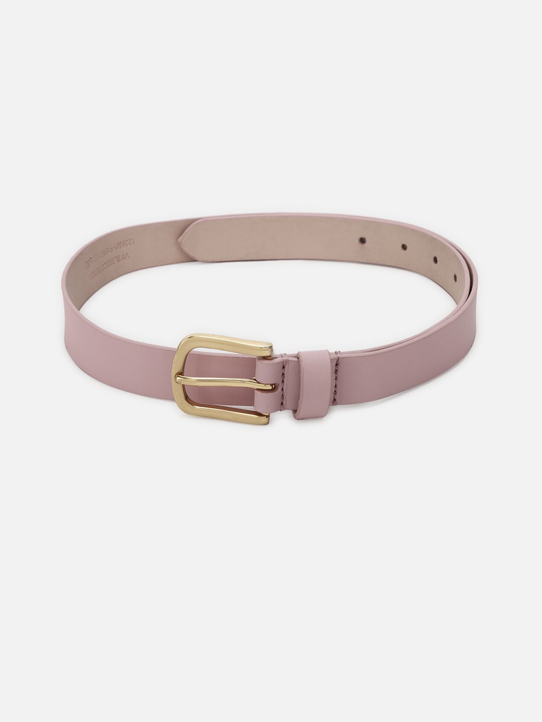 

Van Heusen Woman Leather Tang Closure Belt, Pink