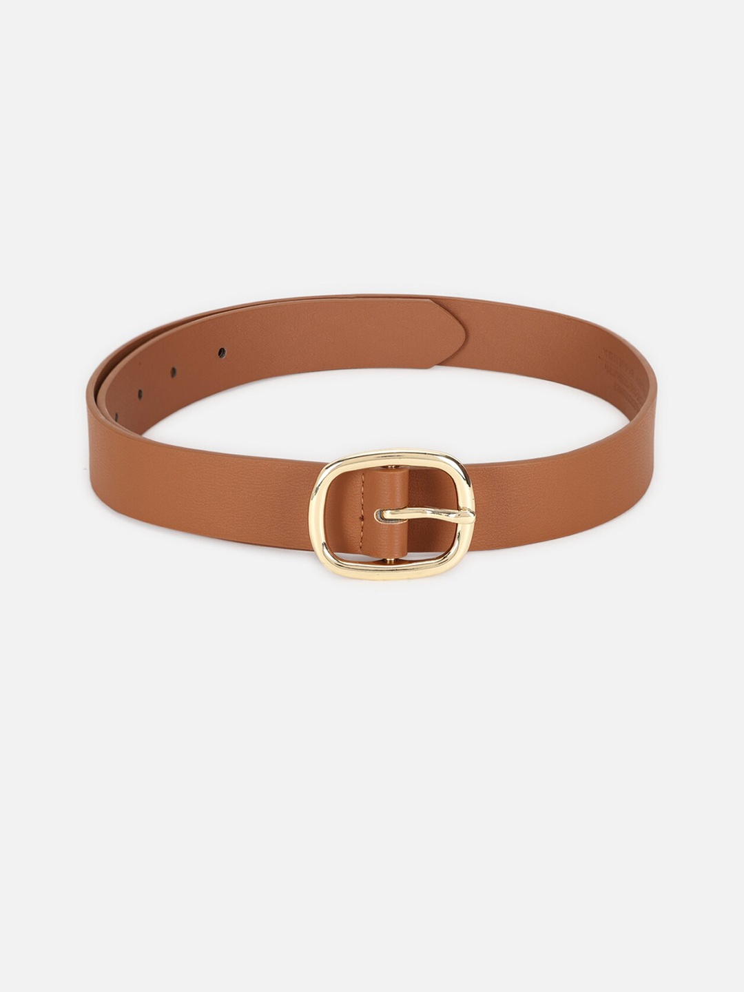 

Van Heusen Woman Leather Tang Closure Belt, Brown