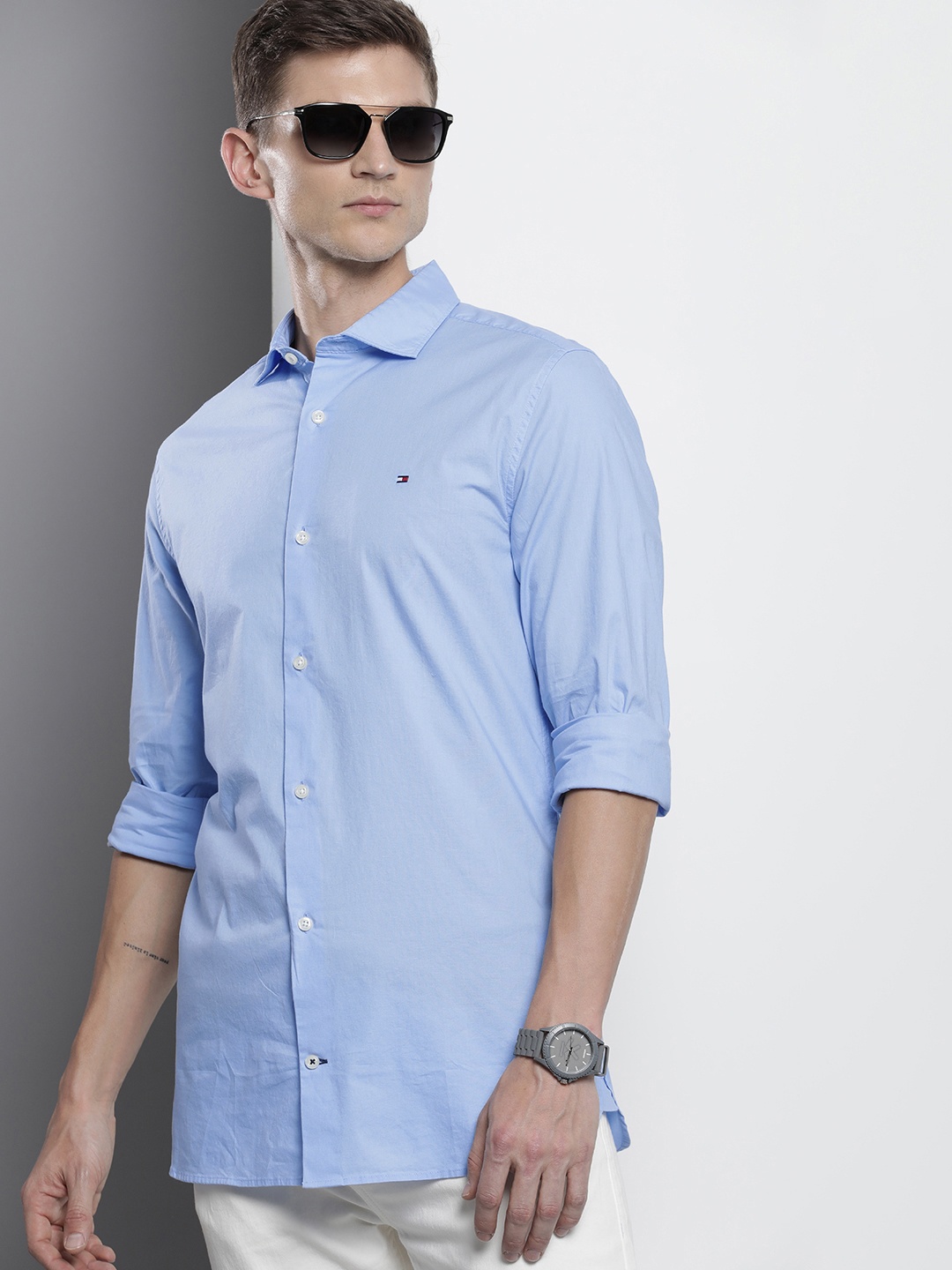 

Tommy Hilfiger Slim Fit Casual Shirt, Blue