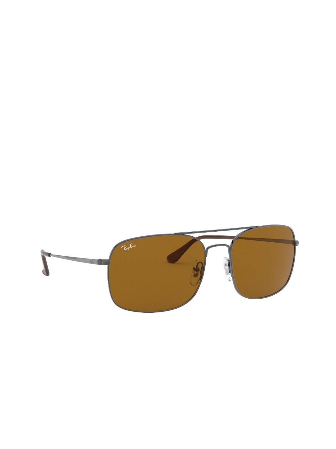 

Ray-Ban Men Square Sunglasses with UV Protected Lens, Metallic