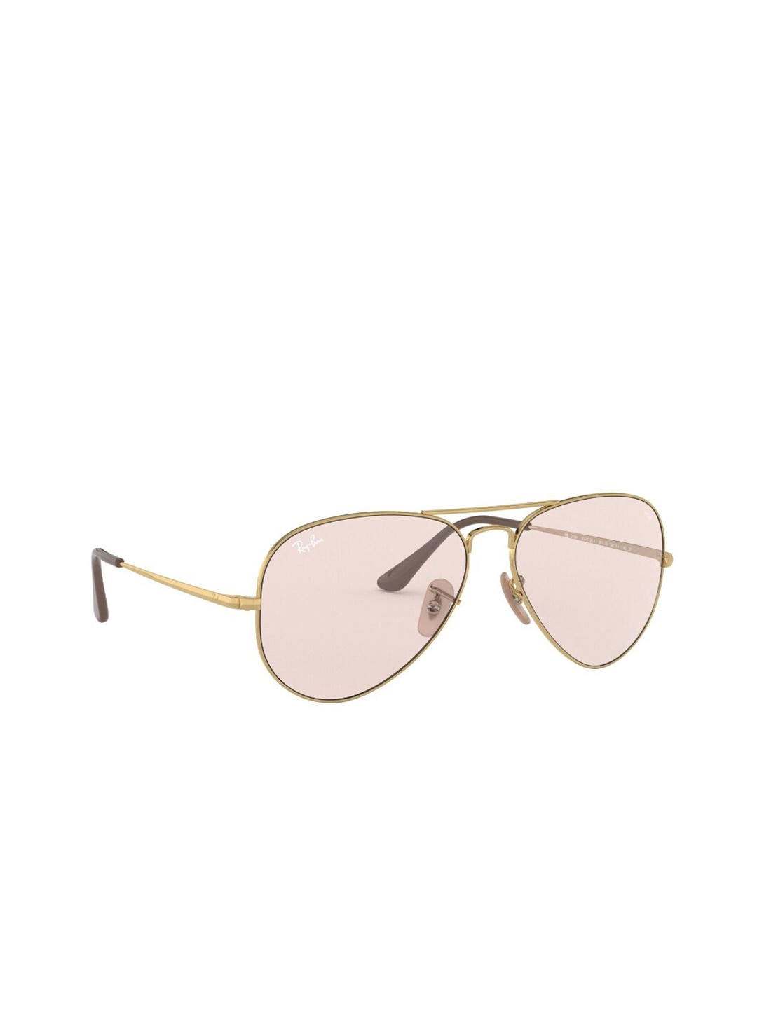 

Ray-Ban Full Rim Aviator Sunglasses with UV Protected Lens, Pink