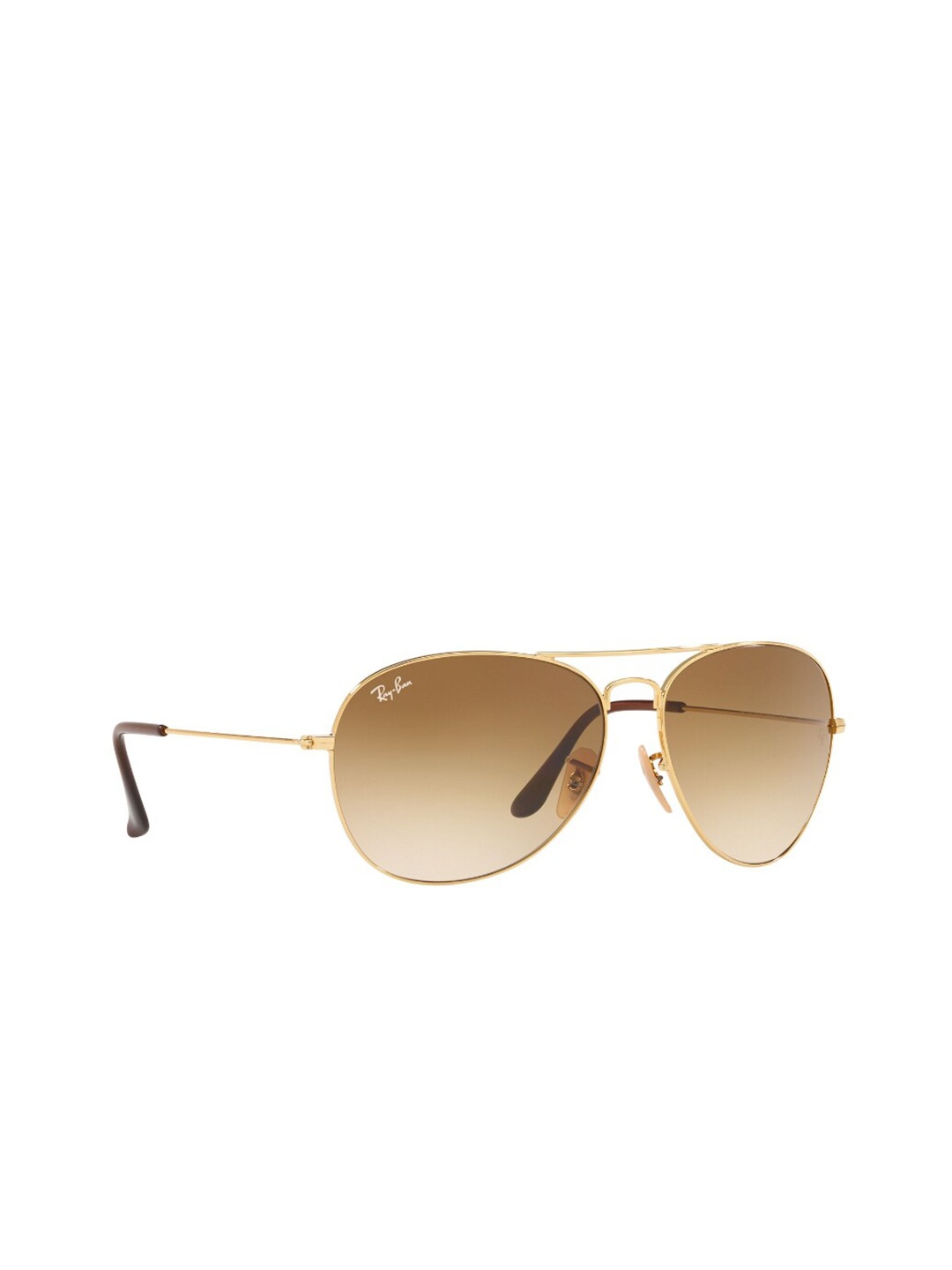 

Ray-Ban Men Aviator Sunglasses with UV Protected Lens 8901279343206, Gold