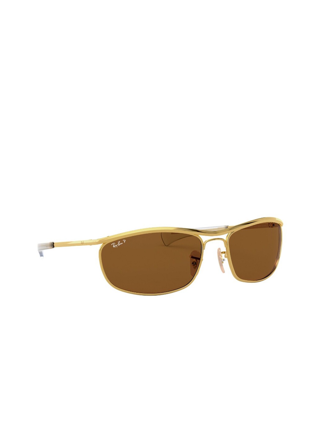 

Ray-Ban Unisex Polarized Grey Lens Oval Sunglasses - 0 Rb3119 M001/5762, Brown