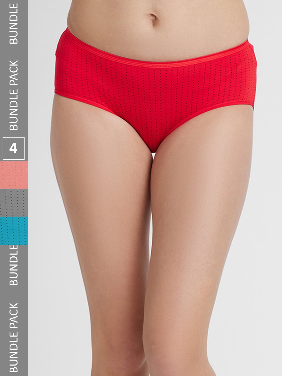 

FashionRack Women Pack Of 4 Cotton Hipster Briefs 6048 _RBlLGPe, Assorted