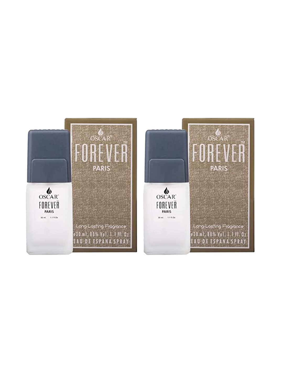 

OSCAR Forever Chypre Set of 2 Long Lasting Perfume - 30 ml Each, Beige