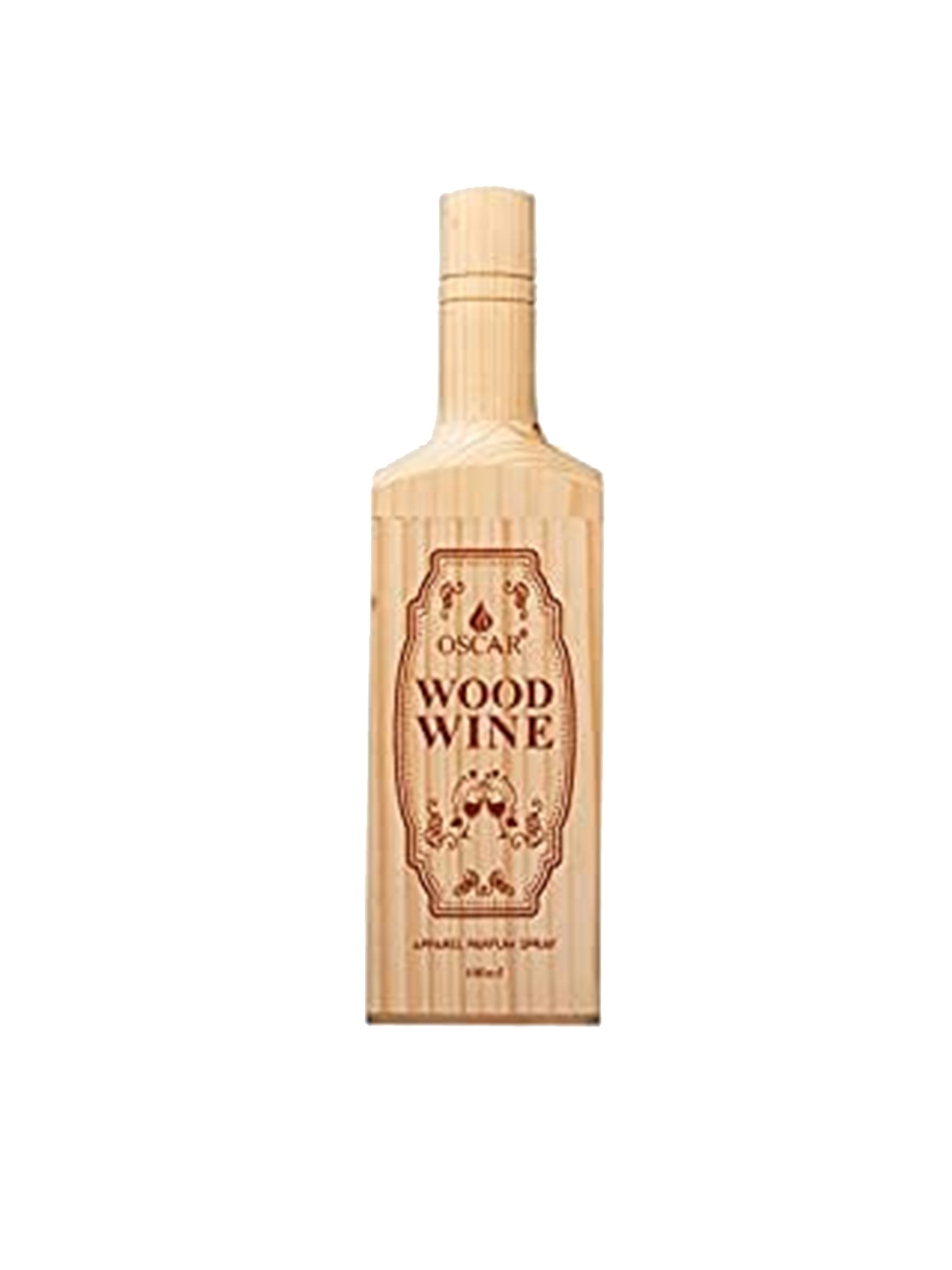 

OSCAR Wood Wine Apparel Parfum Spray In Wooden Bottle - 100 ml, Brown