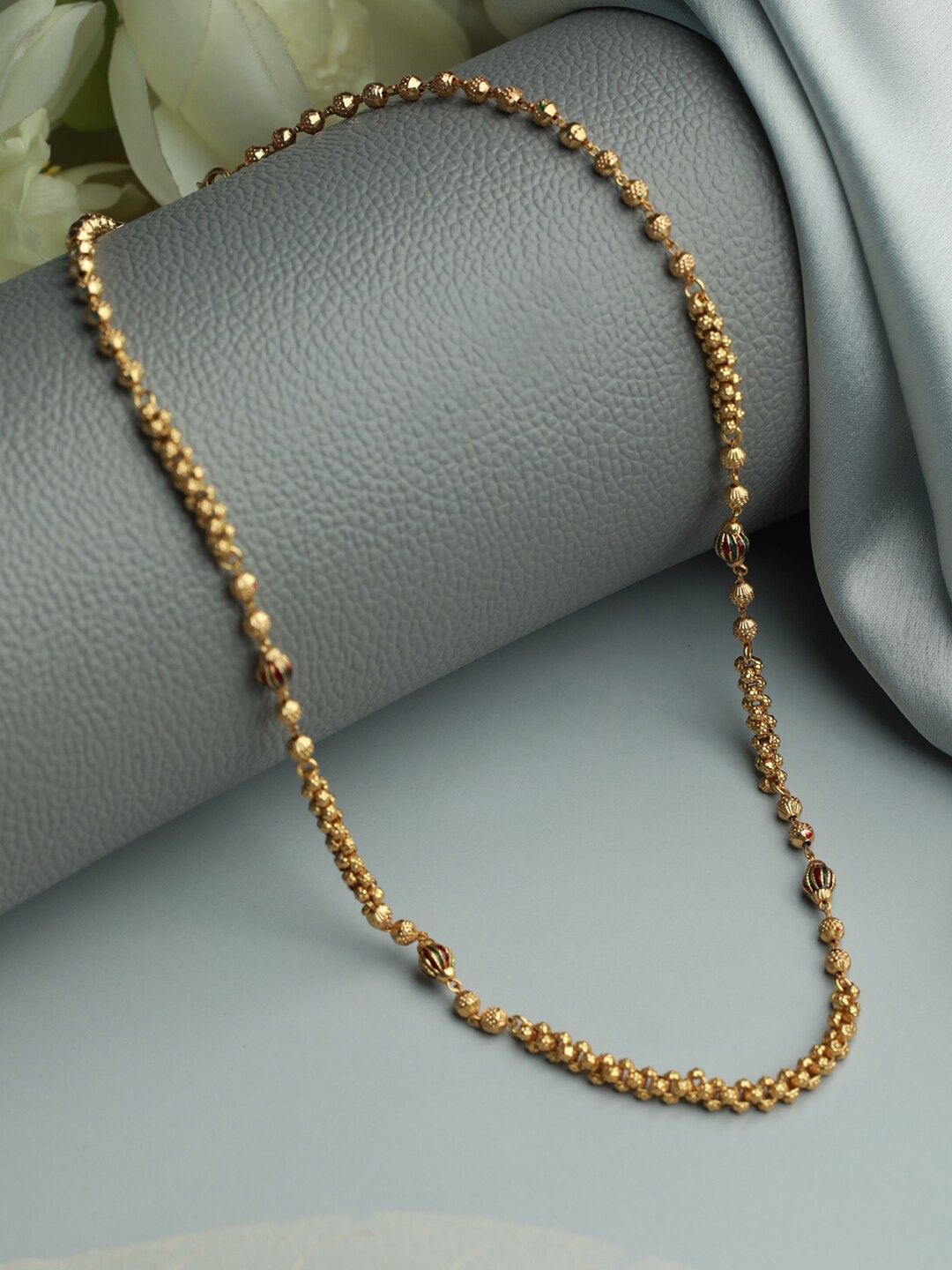

Jazz and Sizzle Gold-Plated Necklace