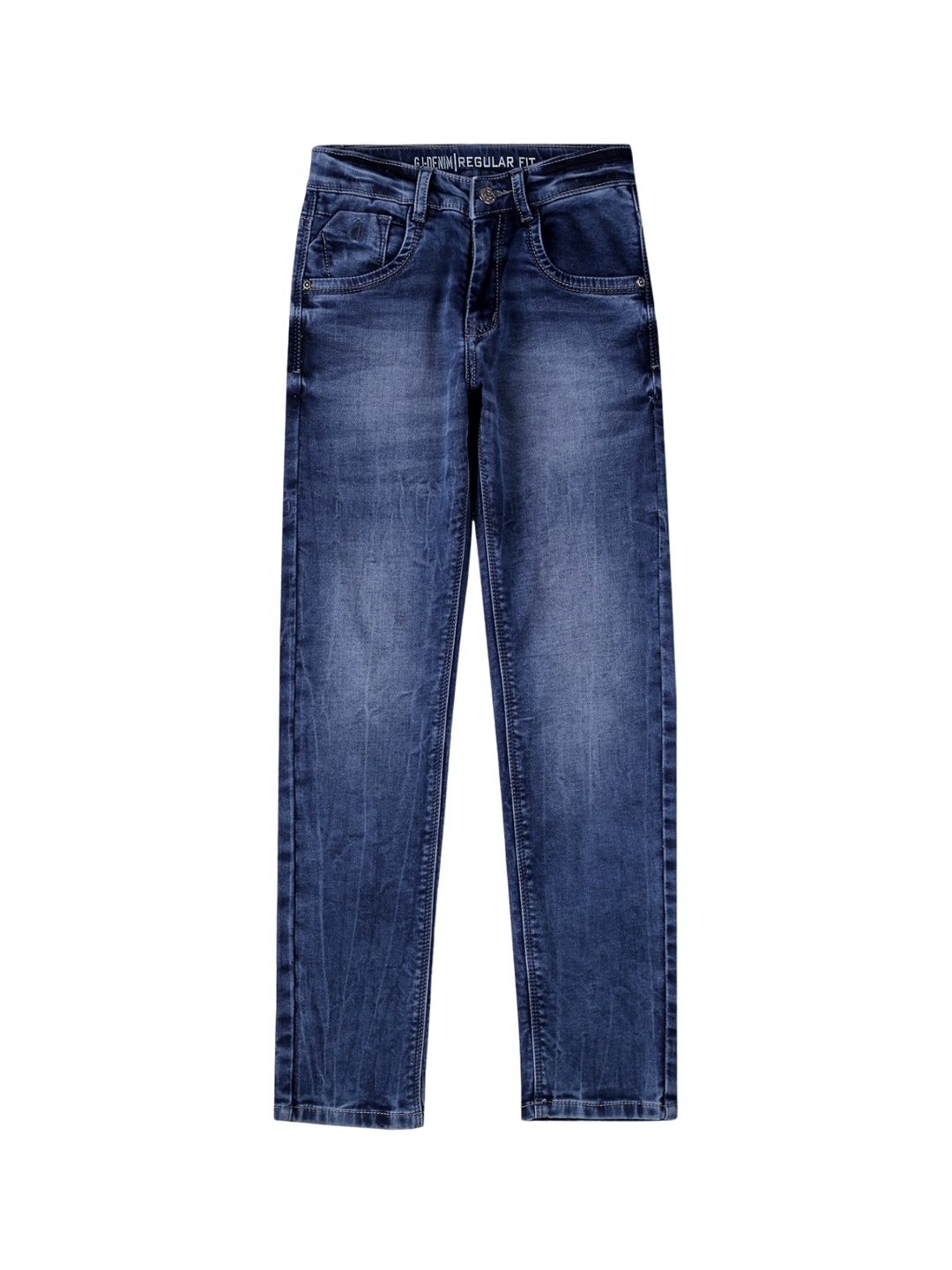 

Gini and Jony Boys Clean Look Mid Rise Denim Jeans, Blue