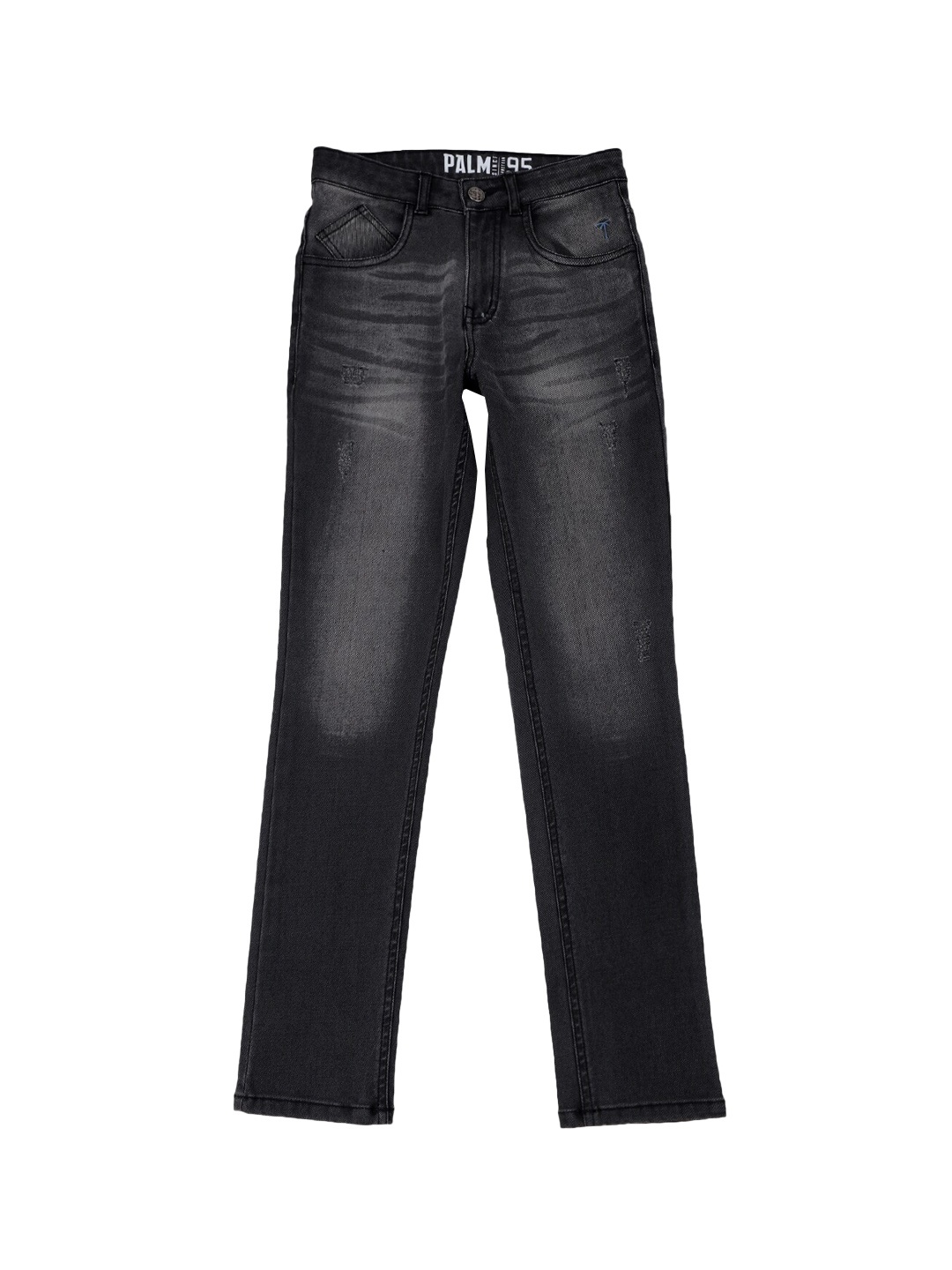 

Palm Tree Boys Light Fade Dark Shade Denim Jeans, Grey