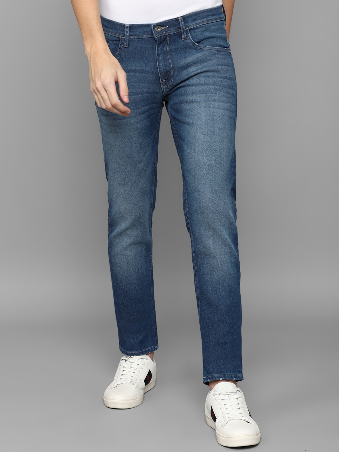 

Allen Solly Men Skinny Fit Cotton Jeans, Blue