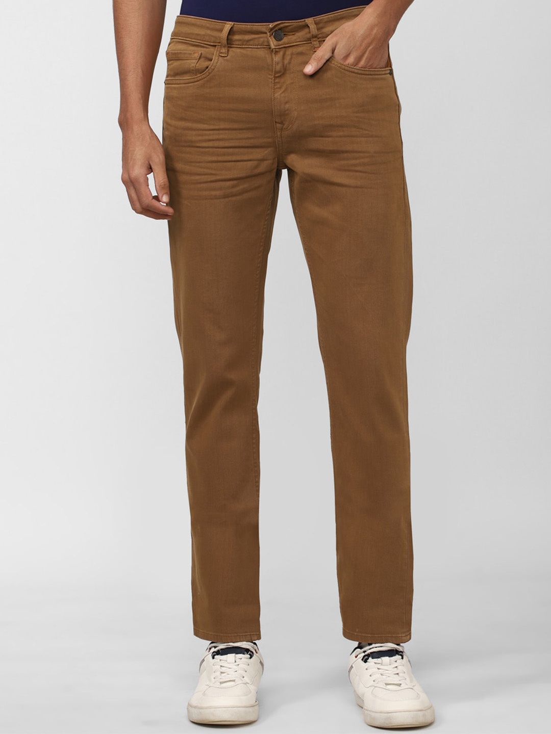 

SIMON CARTER LONDON Men Mid-Rise Slim Fit Jeans, Brown