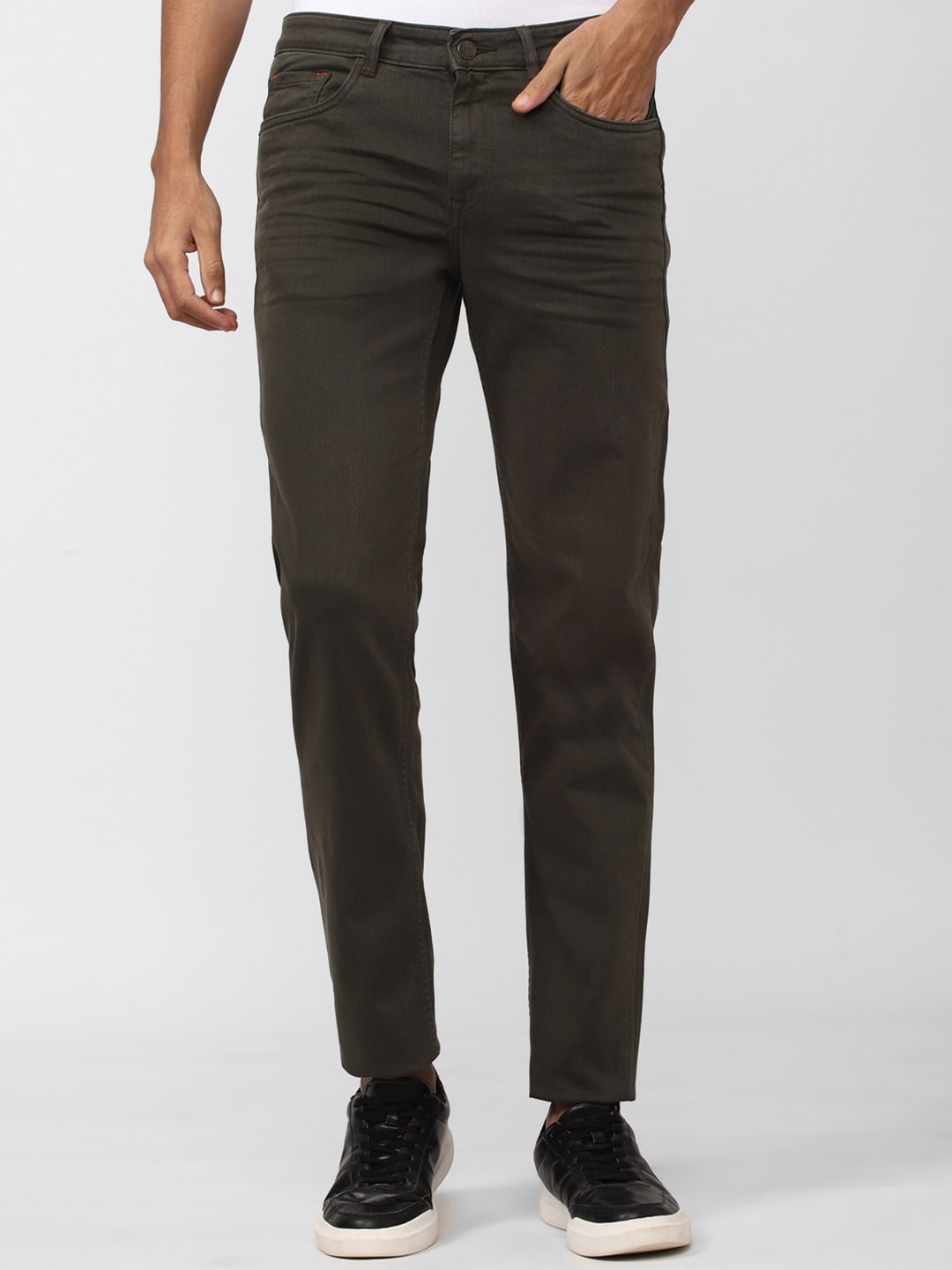 

SIMON CARTER LONDON Men Mid Rise Slim Fit Jeans, Grey