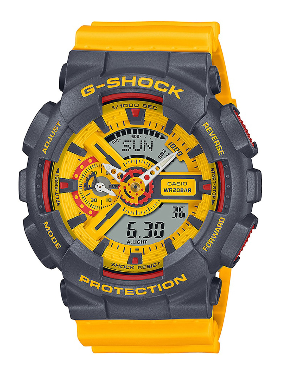 

CASIO G-SHOCK Men Watch G1338 GA-110Y-9ADR, Yellow