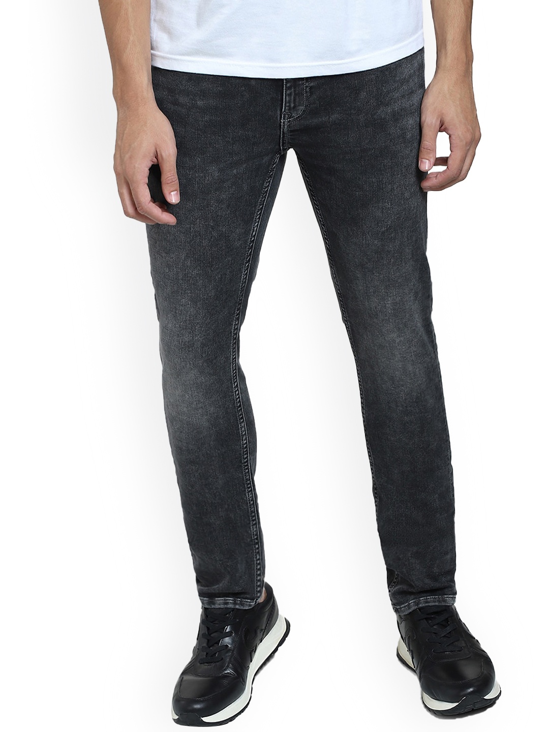 

Jack & Jones Men Skinny Fit Light Fade Jeans, Grey