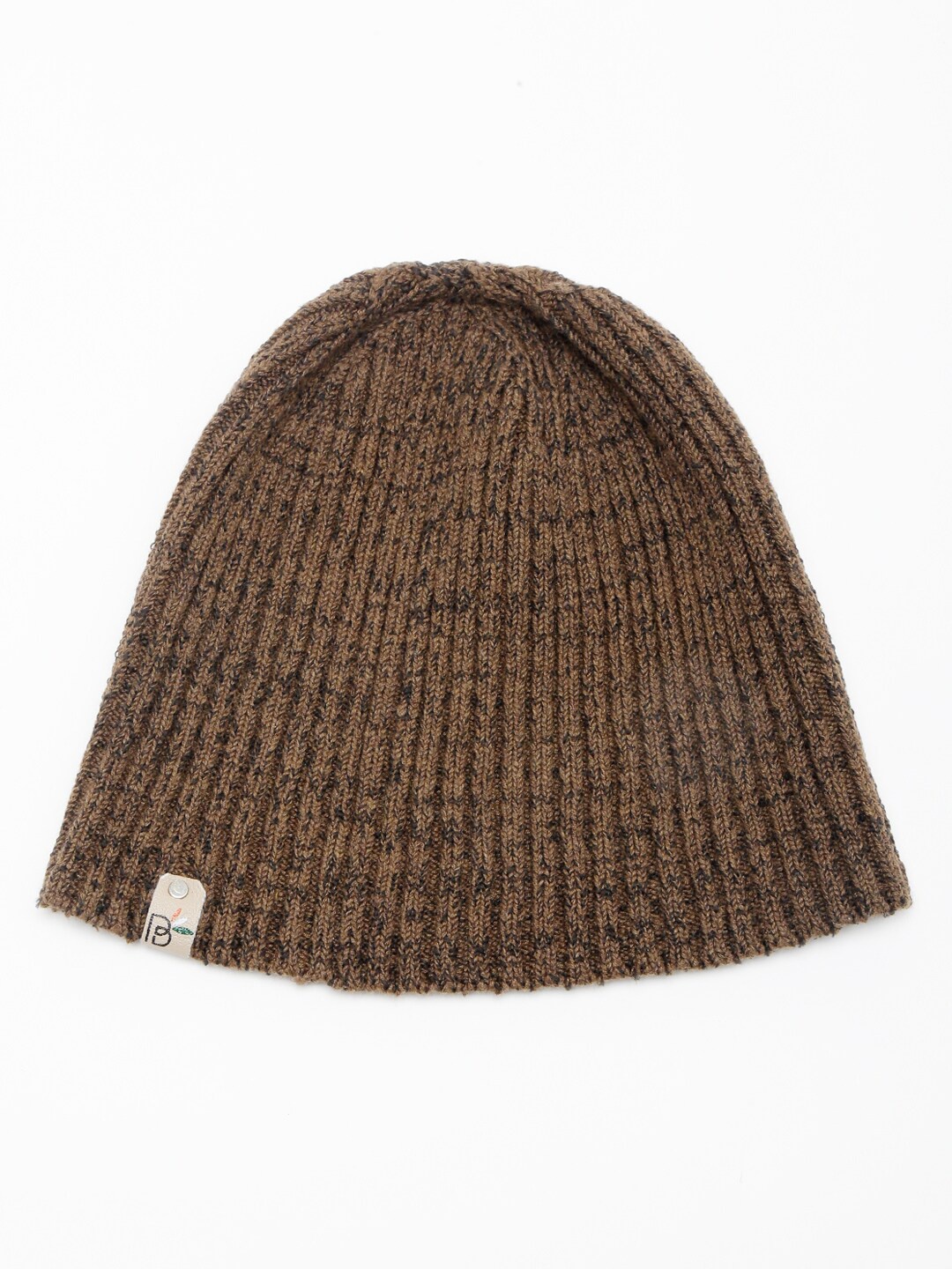 

Bharatasya Men Self Design Pure Cotton Running Sports Beanie, Brown