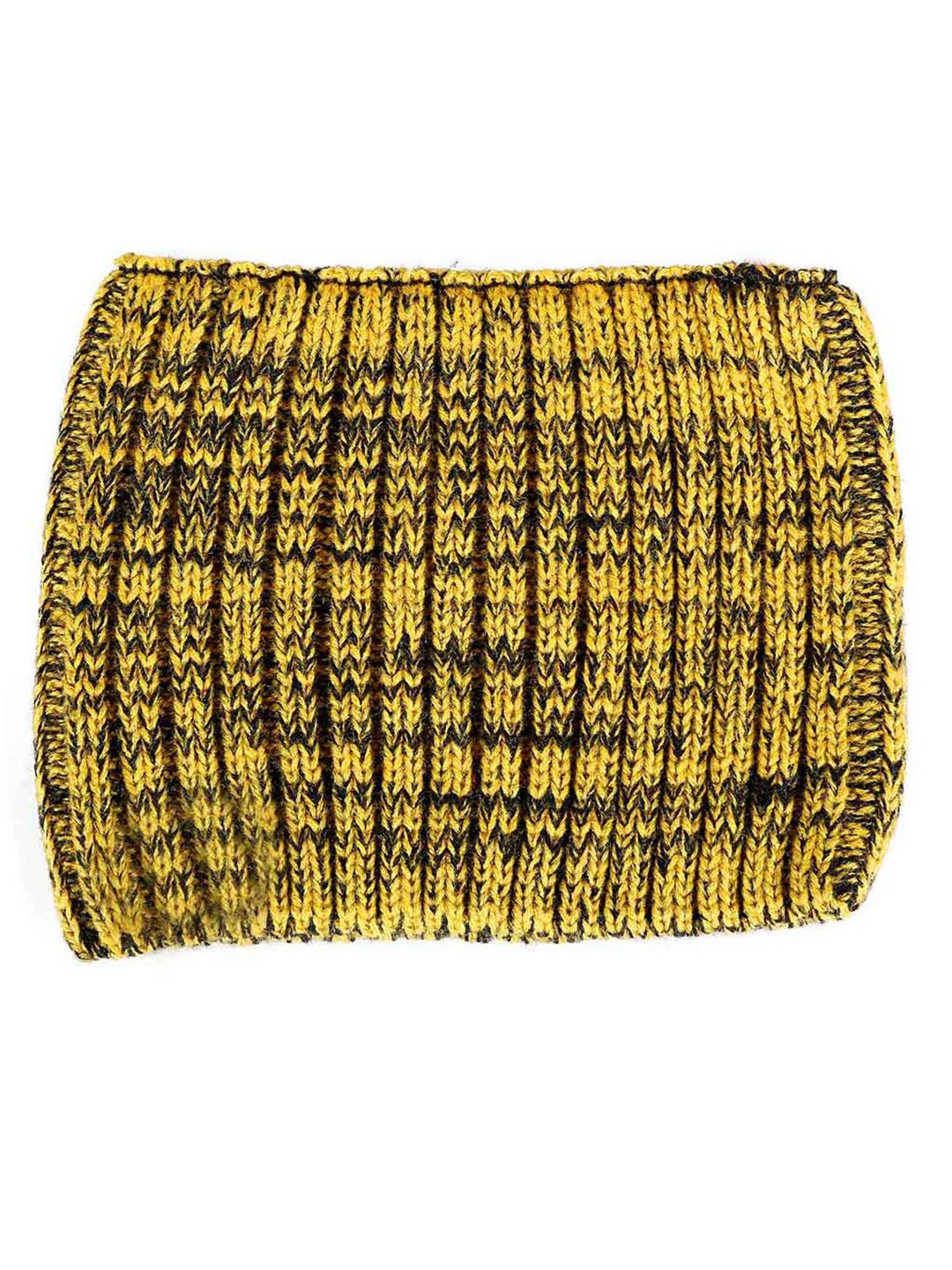 

Bharatasya Textured Woolen Headband, Yellow