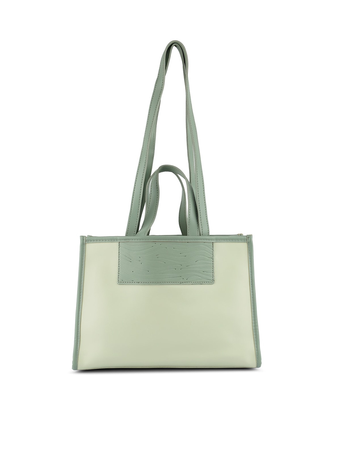 

London Rag PU Structured Tote Bag, Green