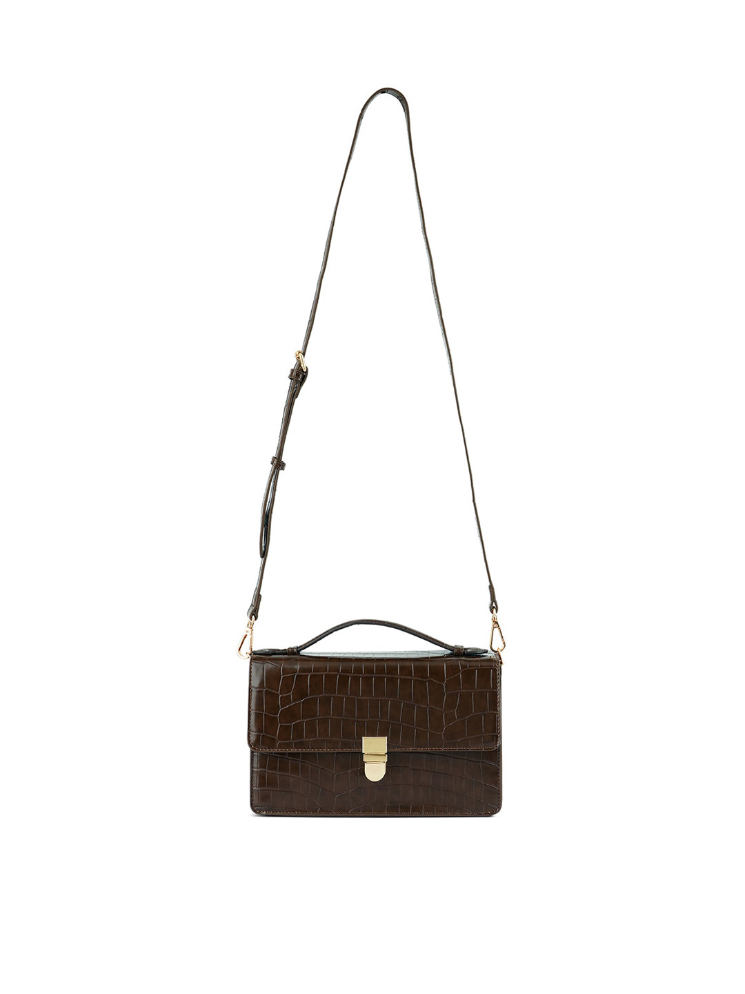 

London Rag Textured Sling Bag, Brown