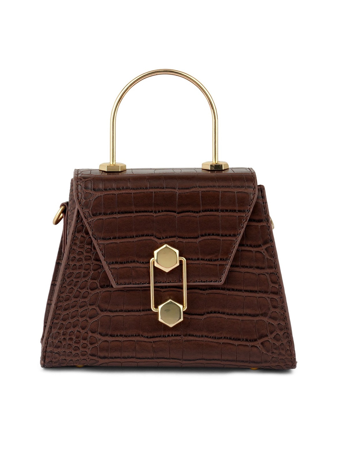 

London Rag Textured Satchel, Brown