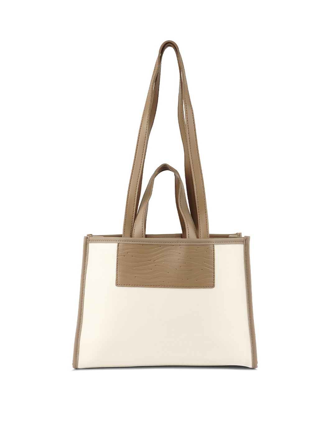 

London Rag PU Tote Bag, Off white