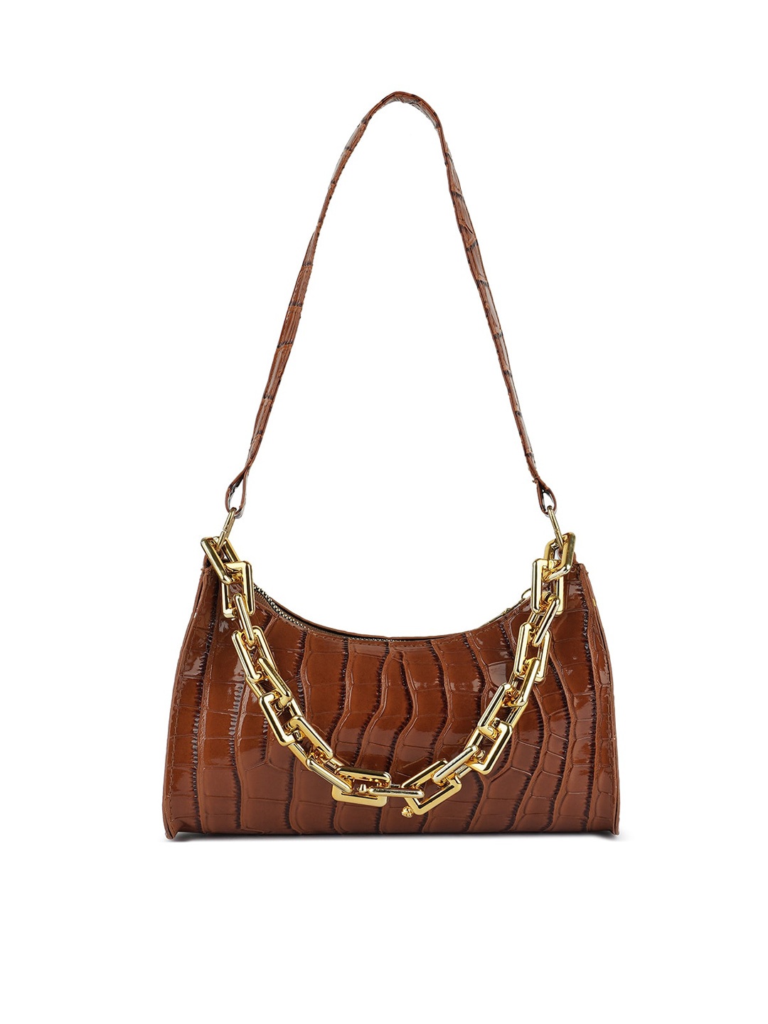

London Rag PU Textured Structured Sling Bag, Tan