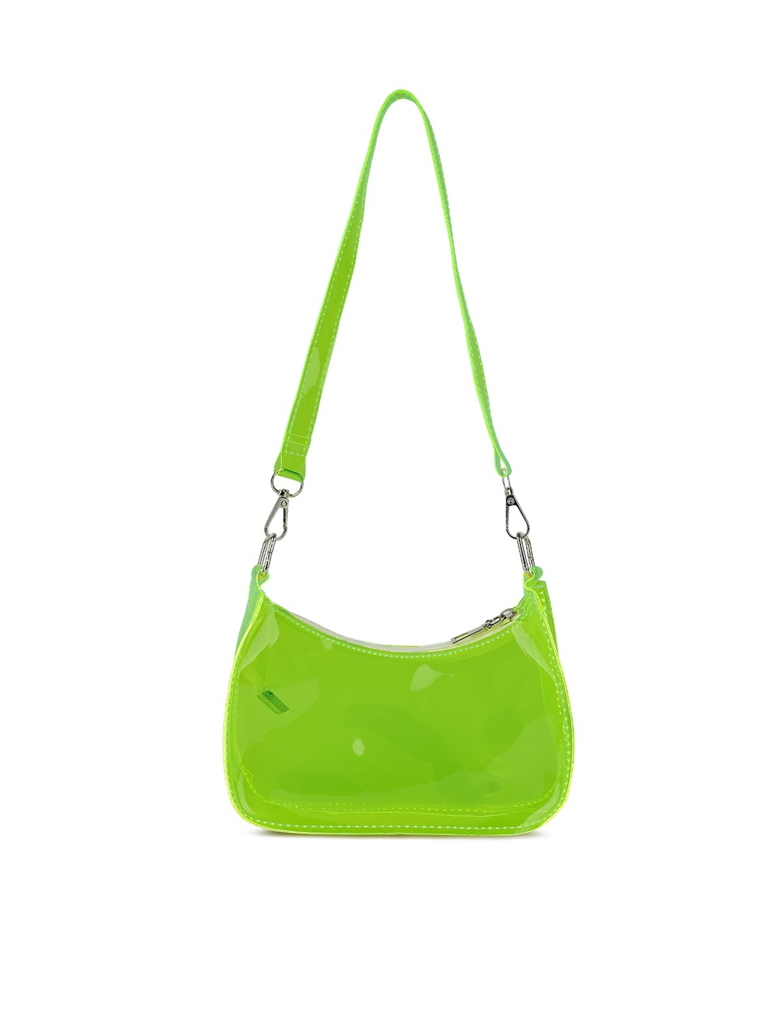 

London Rag PU Structured Baguette Bag, Green