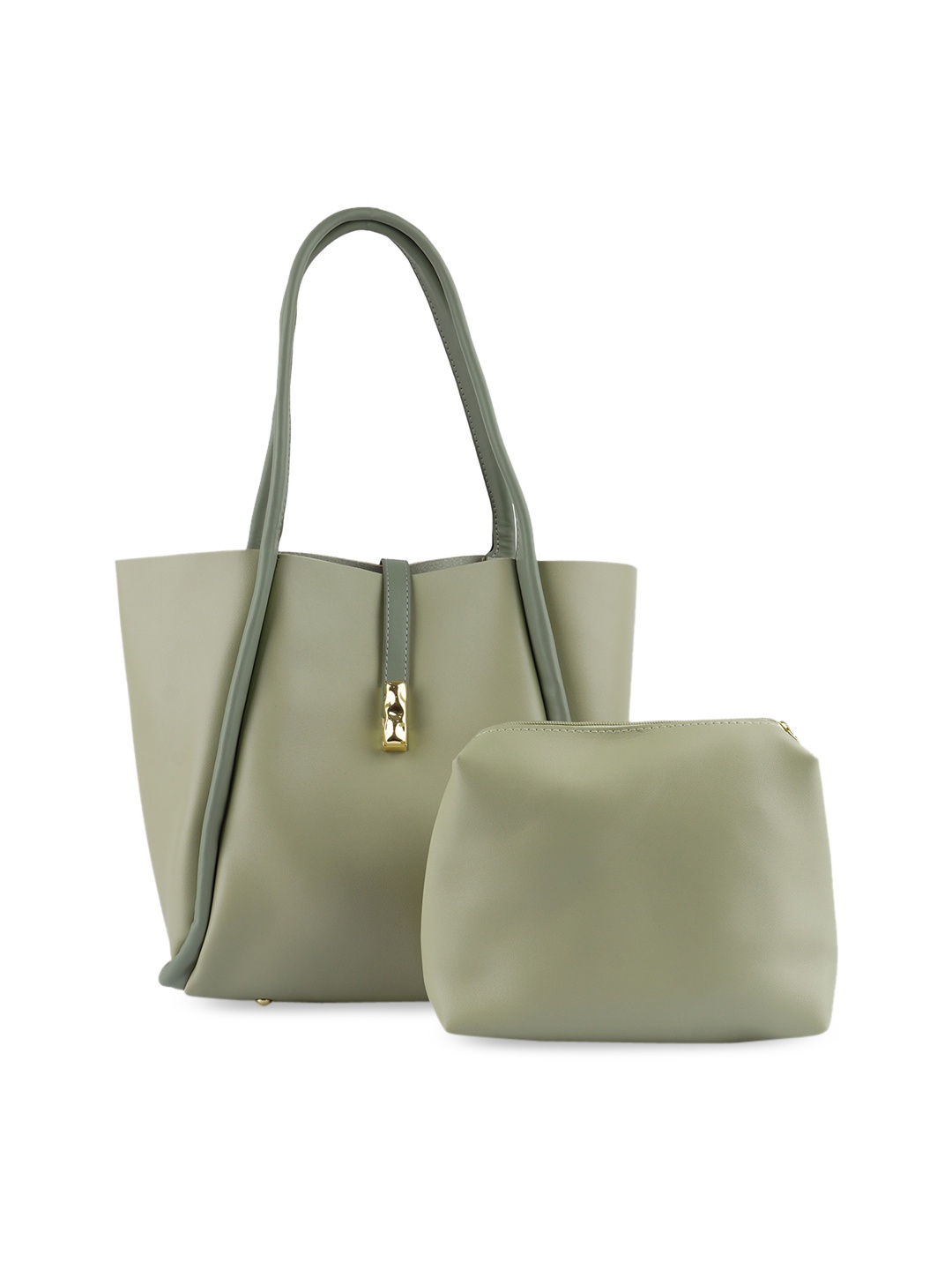 

London Rag Shopper Tote Bag With Pouch, Green