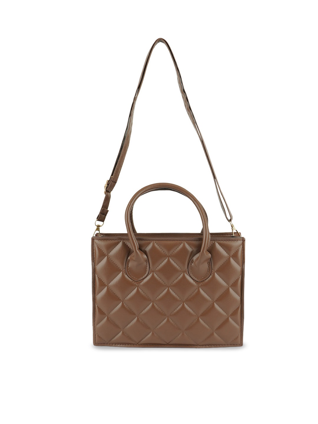 

London Rag Handheld Bag With Quilted, Brown