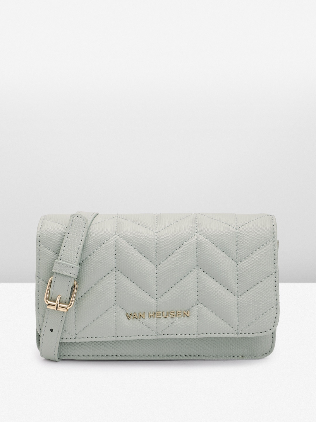 

Van Heusen Quilted Sling Bag, Blue