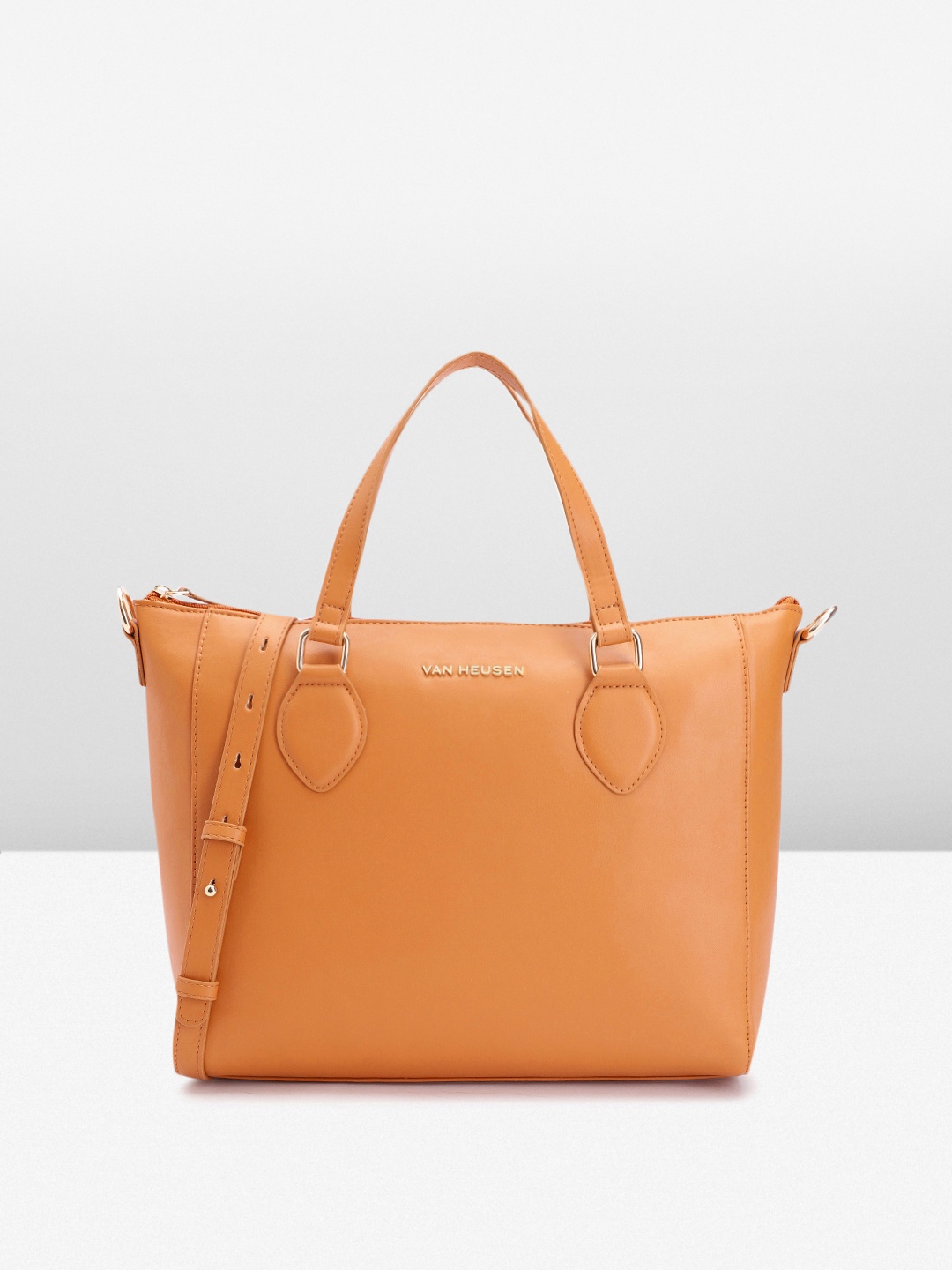 

Van Heusen Structured Handheld Bag, Tan