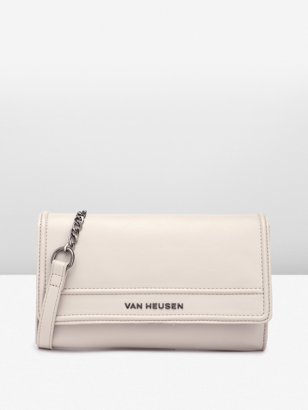 

Van Heusen Structured Sling Bag, Cream