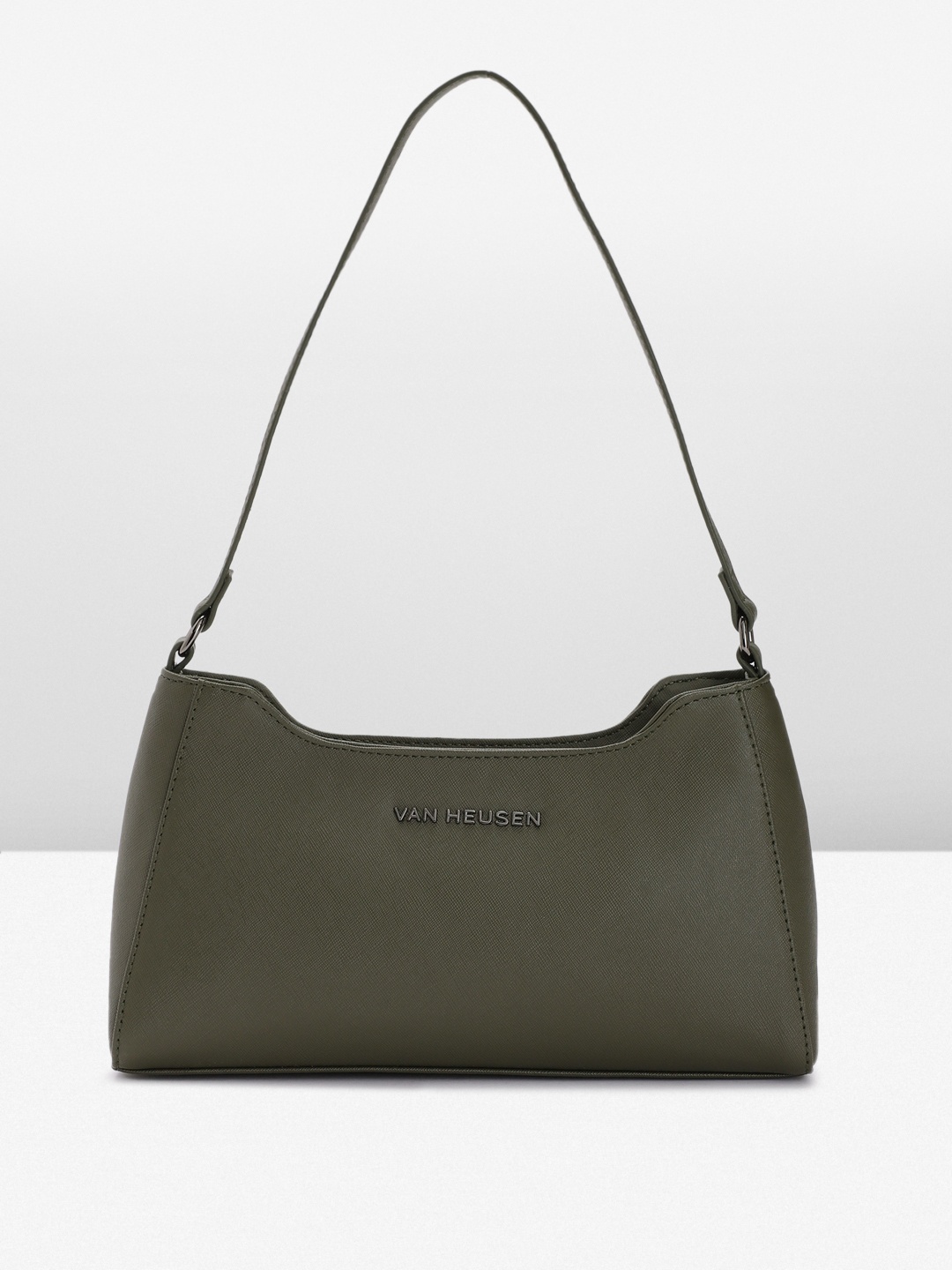 

Van Heusen Structured Baguette Bag, Olive