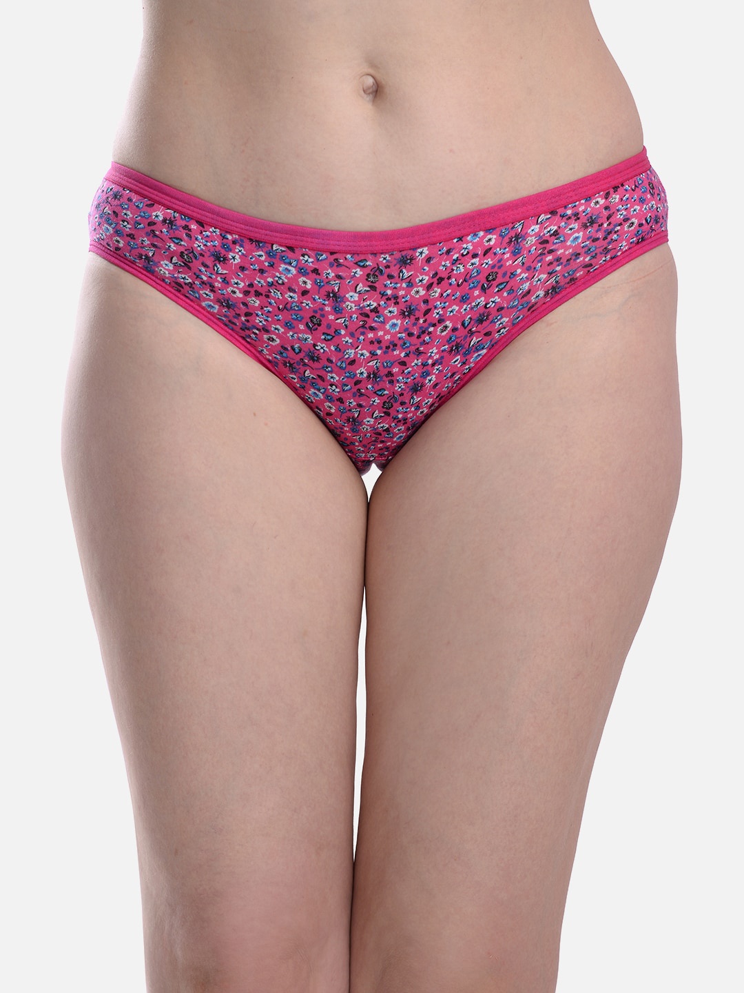 

StyFun Women Floral Printed Anti-Microbial Hipster Briefs LS_Flower_Panty_Pink