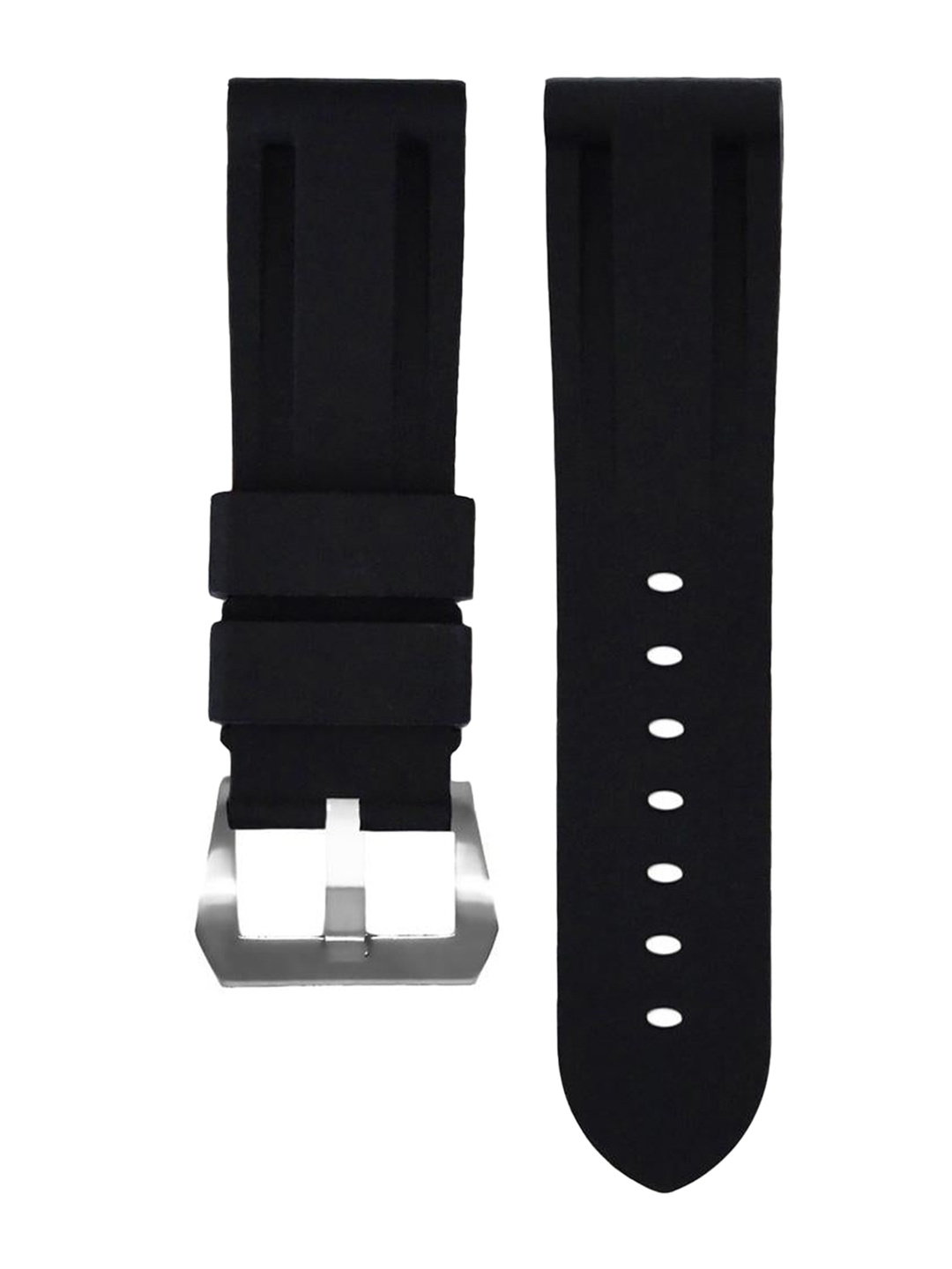 

KREDO Rubber Tang Smartwatch Strap, Black