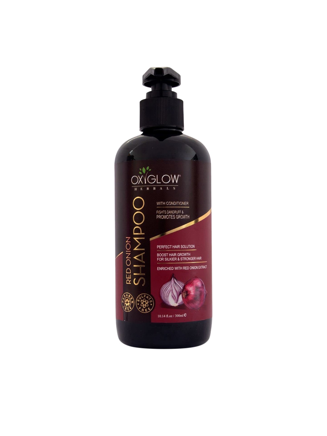 

Oxyglow Herbals Red Onion Shampoo - 300 ml, Brown