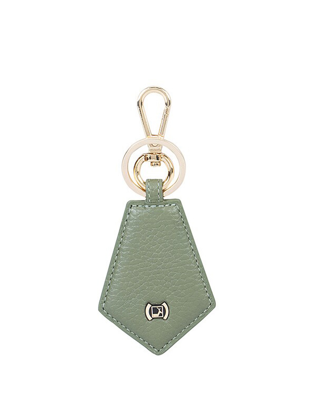 

Da Milano Textured Genuine Leather Key Chain, Olive