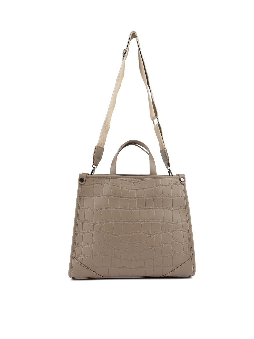 

London Rag Textured Handheld Bag, Khaki