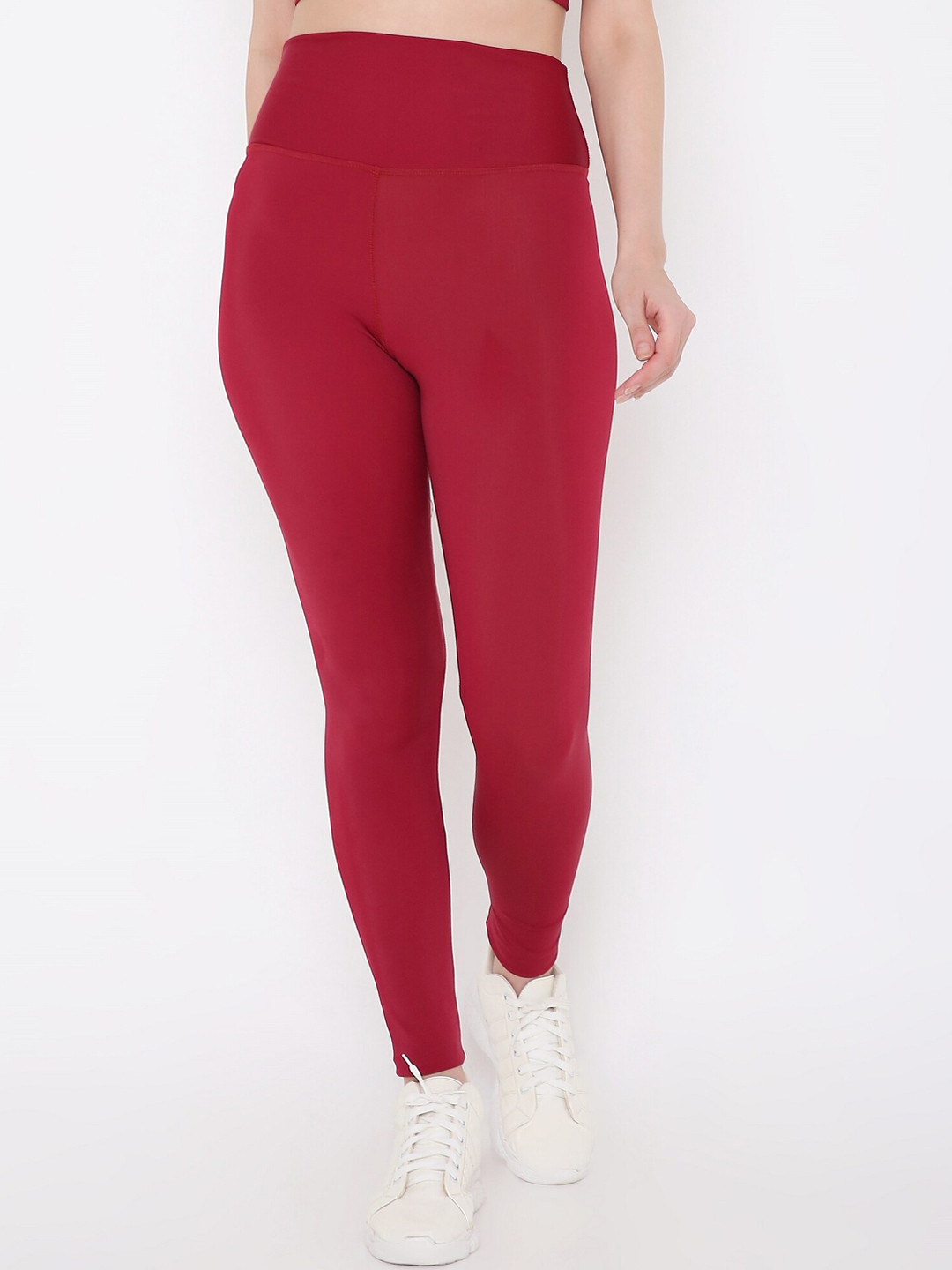 

Berrys Intimatess Women Antimicrobial Opaque Sports Running Tights, Red