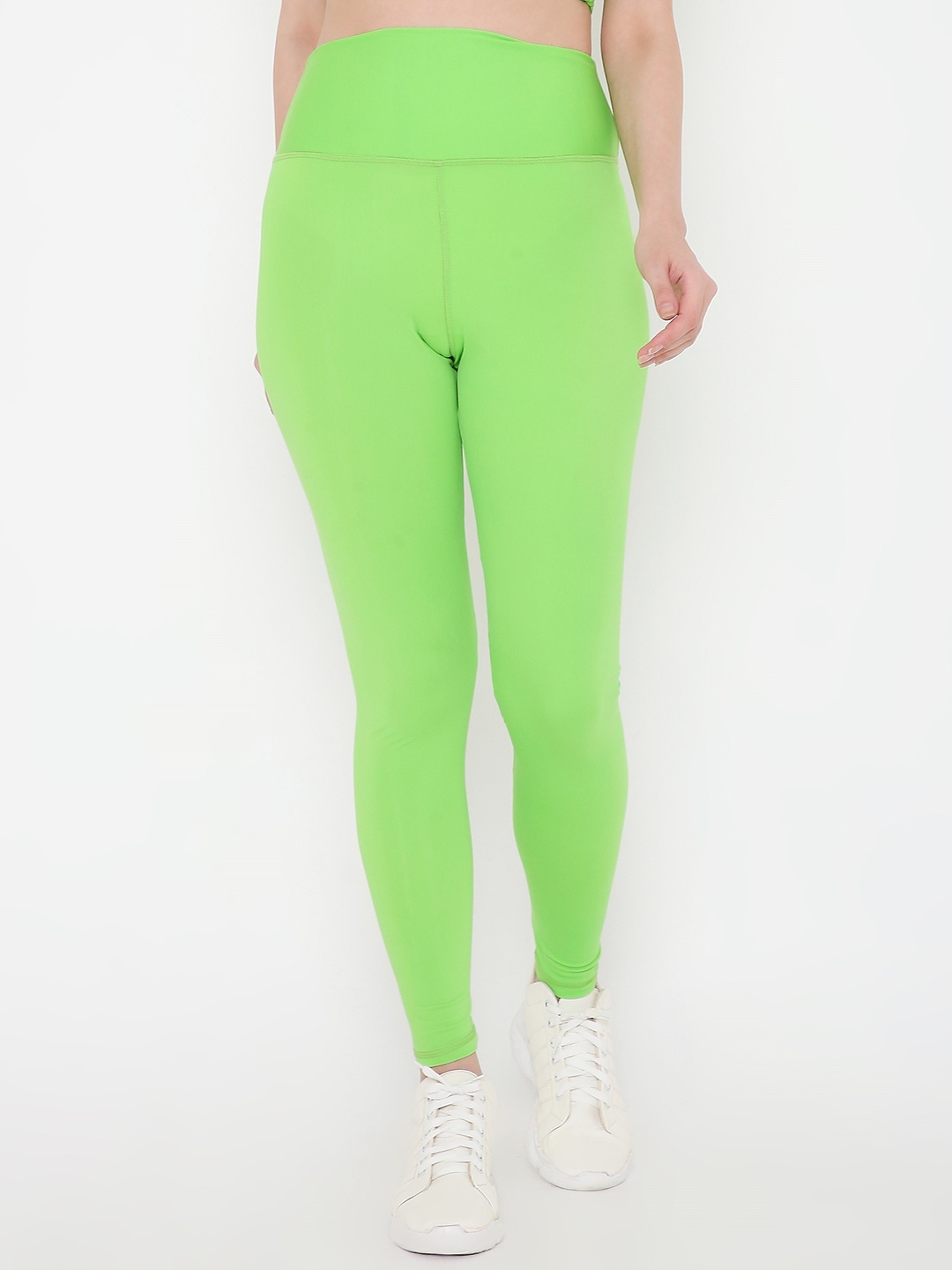 

Berrys Intimatess Women Ankle Length Sports Tights, Green